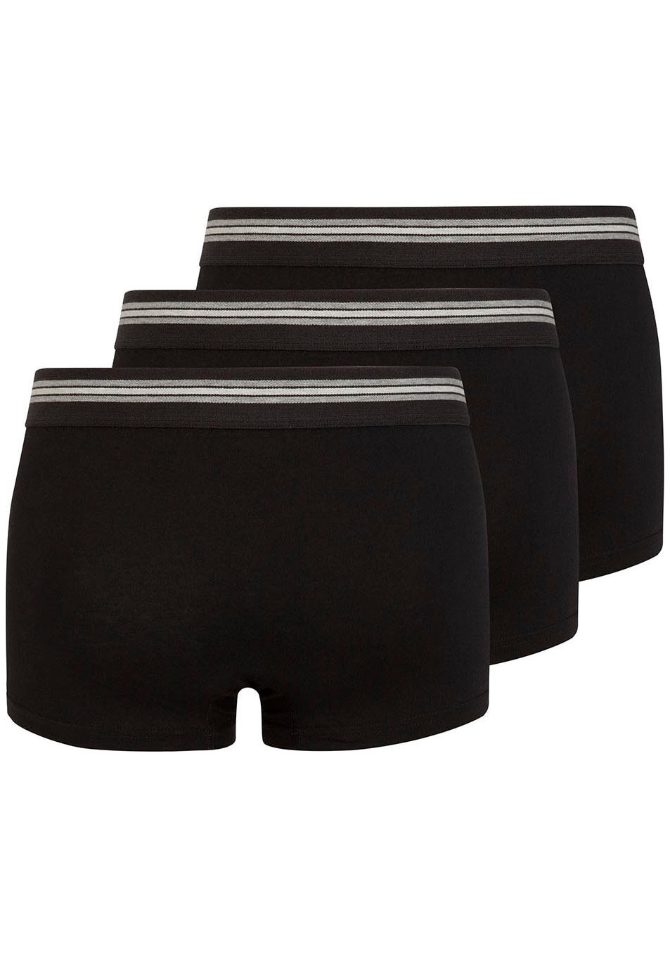 Jockey Trunk "Cotton Stretch", (3er Pack), mittlere Bundhöhe