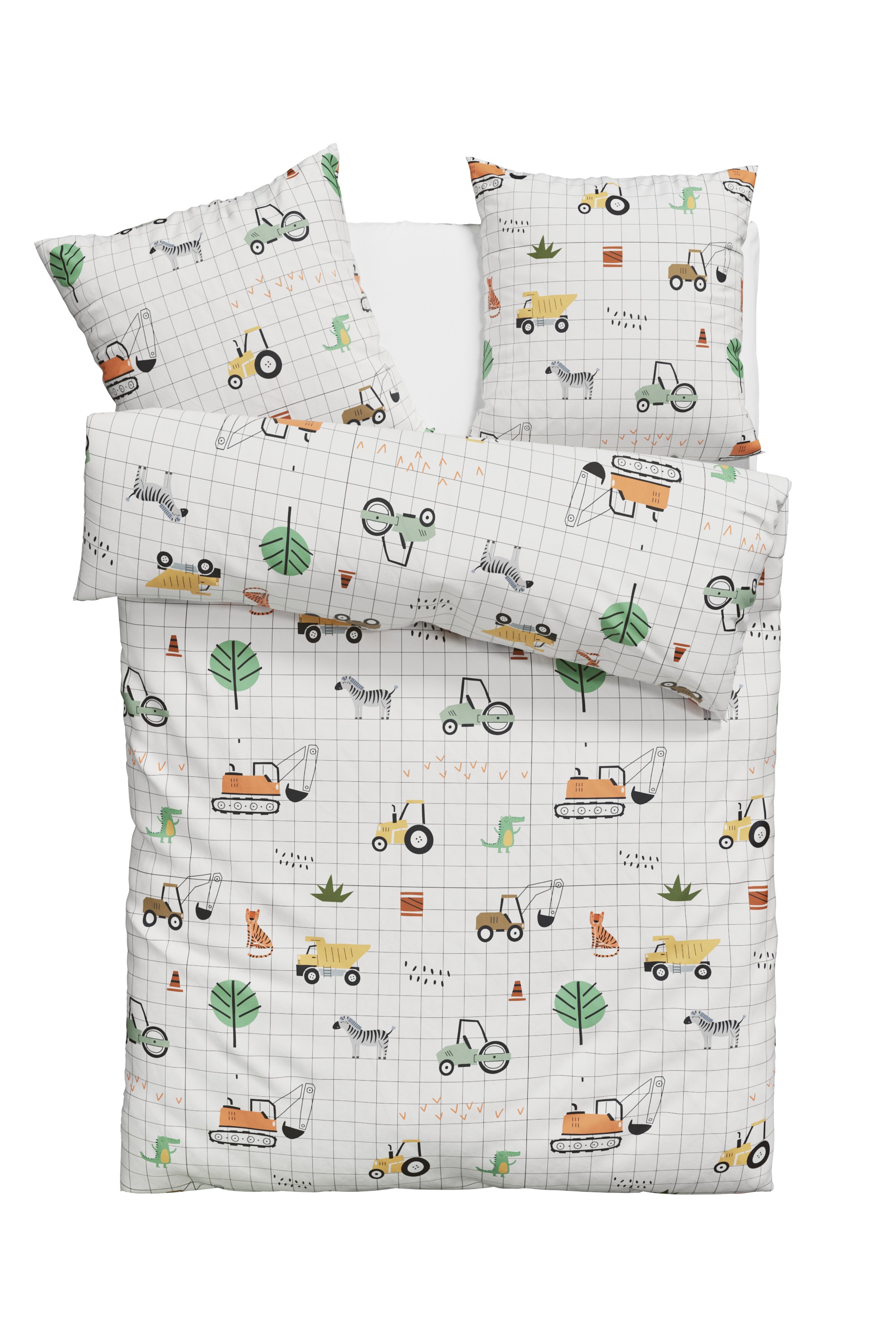 Lüttenhütt Kinderbettwäsche "CUDDLEE" 2 Stk. tlg. in vielen Designs: Dino,E günstig online kaufen