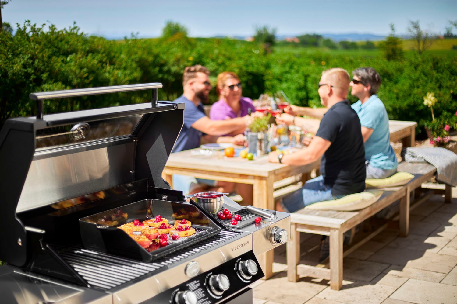 RÖSLE Grillspachtel »Plancha, 25431«, mit abgerundeten Ecken zum Wenden von Grillgut, Edelstahl 18/10