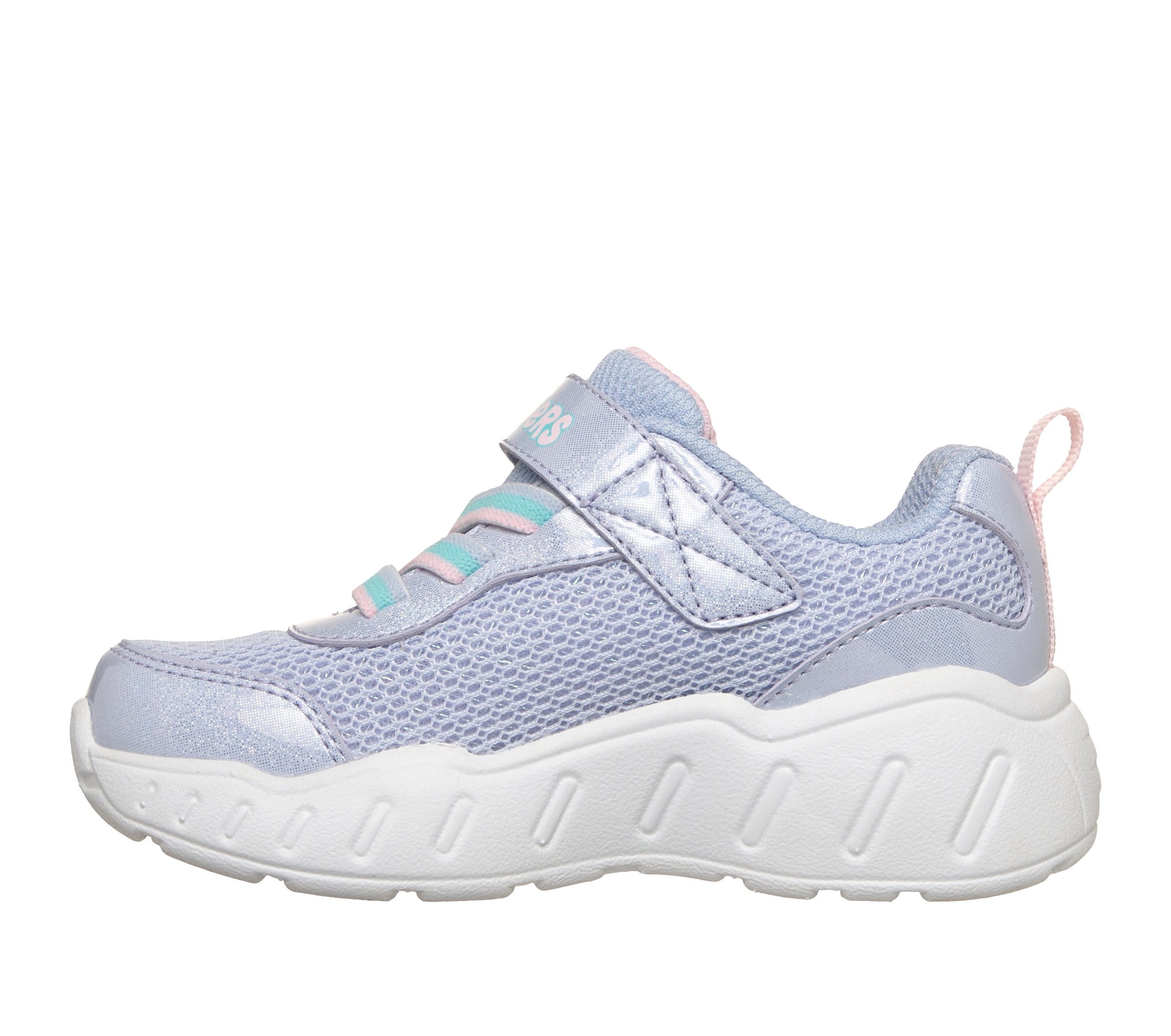 Skechers Lauflernschuh »PLAY SCENE-FUN SQUAD«  Sneaker mit bunten Motiven verziert, Größenschablone zum Download