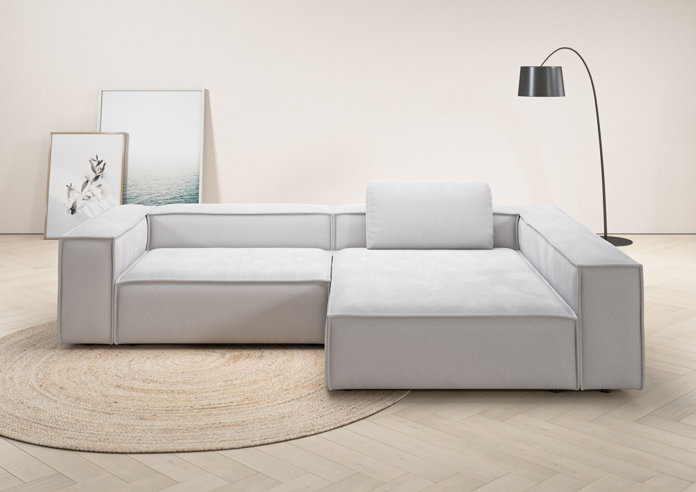 Places of Style Ecksofa "Watertown, moderne XXL L-Form, 306 cm breit", Komf günstig online kaufen