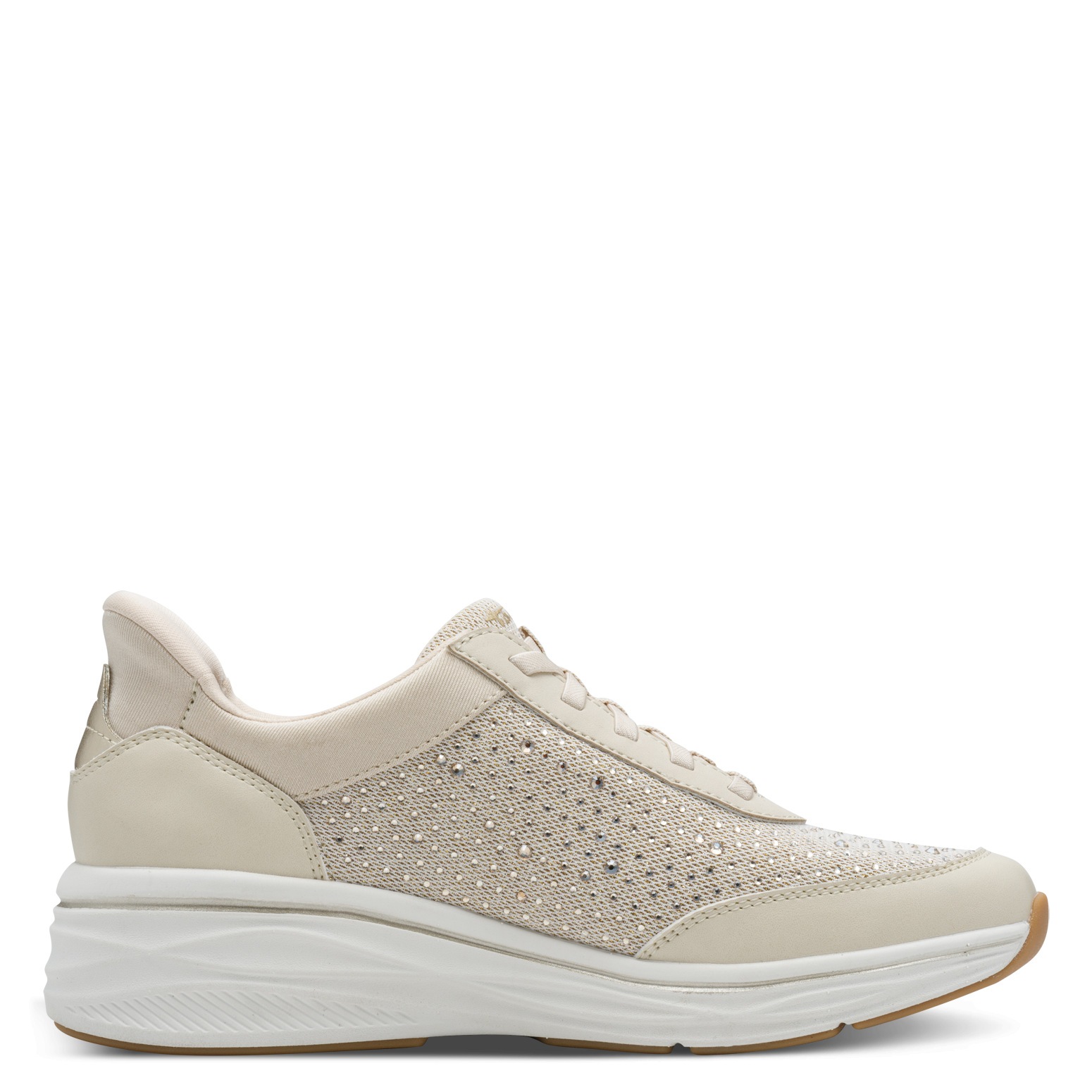 Tamaris Slip-On Sneaker, Keilabsatz, Schlupfschuh, Freizeitschuh in veganer Verarbeitung