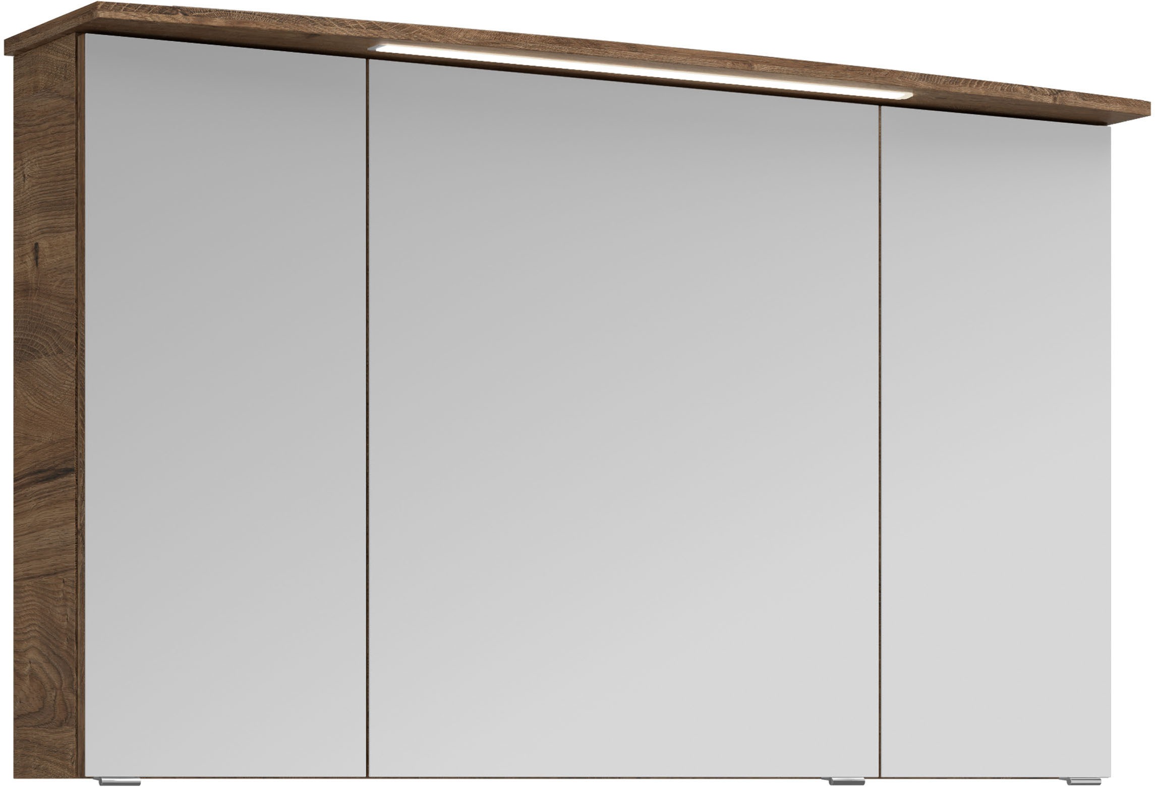 Saphir Badmöbel-Set »Serie 4010 2-teilig Keramik-Waschtisch mit LED-Spiegelschrank«, (Set), Badezimmer Set 122 cm breit, inkl. Türdämpfer, 5 Türen, 2 Schubladen
