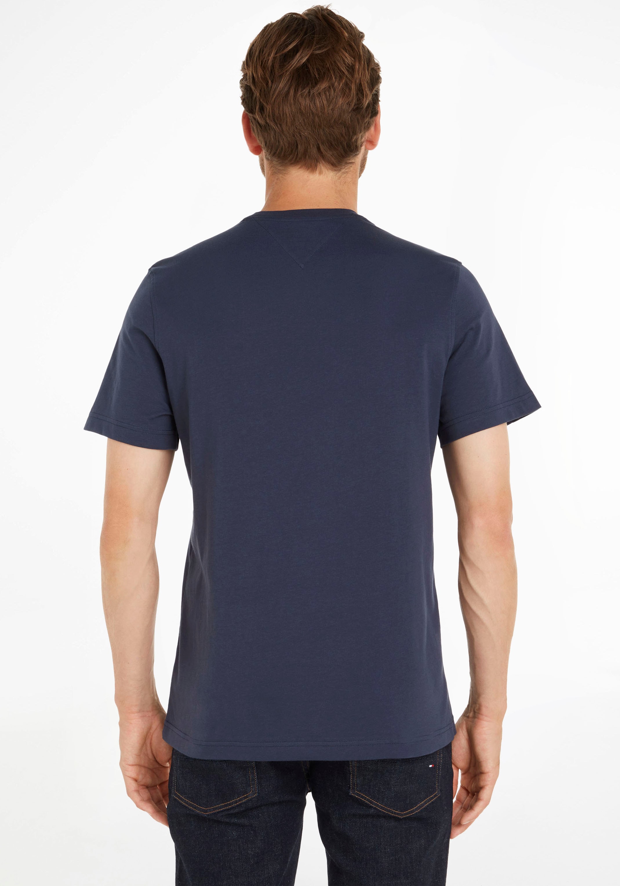 Tommy Jeans T-Shirt "TJM ESSENTIAL SOLID TEE", Regular Fit mit Rundhalsauss günstig online kaufen