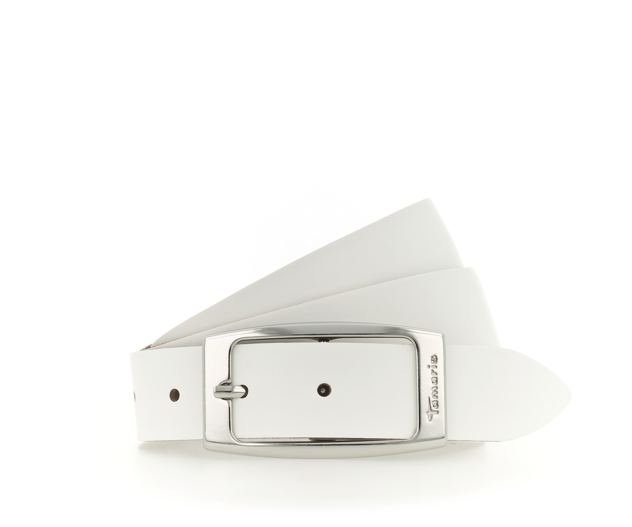 Tamaris Ledergürtel ""Charlie Silver"" mit glänzender Schließe in tollen Ba günstig online kaufen