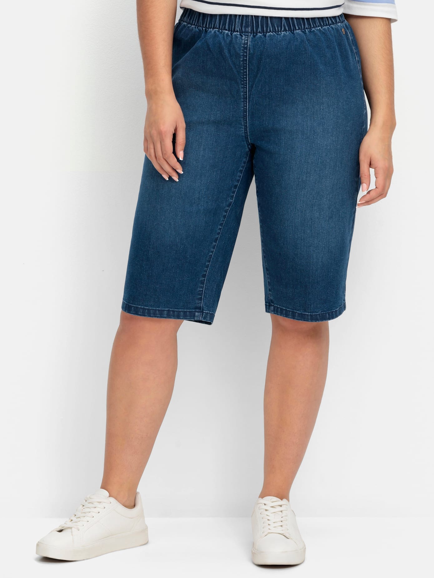 Sheego Jeansbermudas, (1 tlg.) günstig online kaufen
