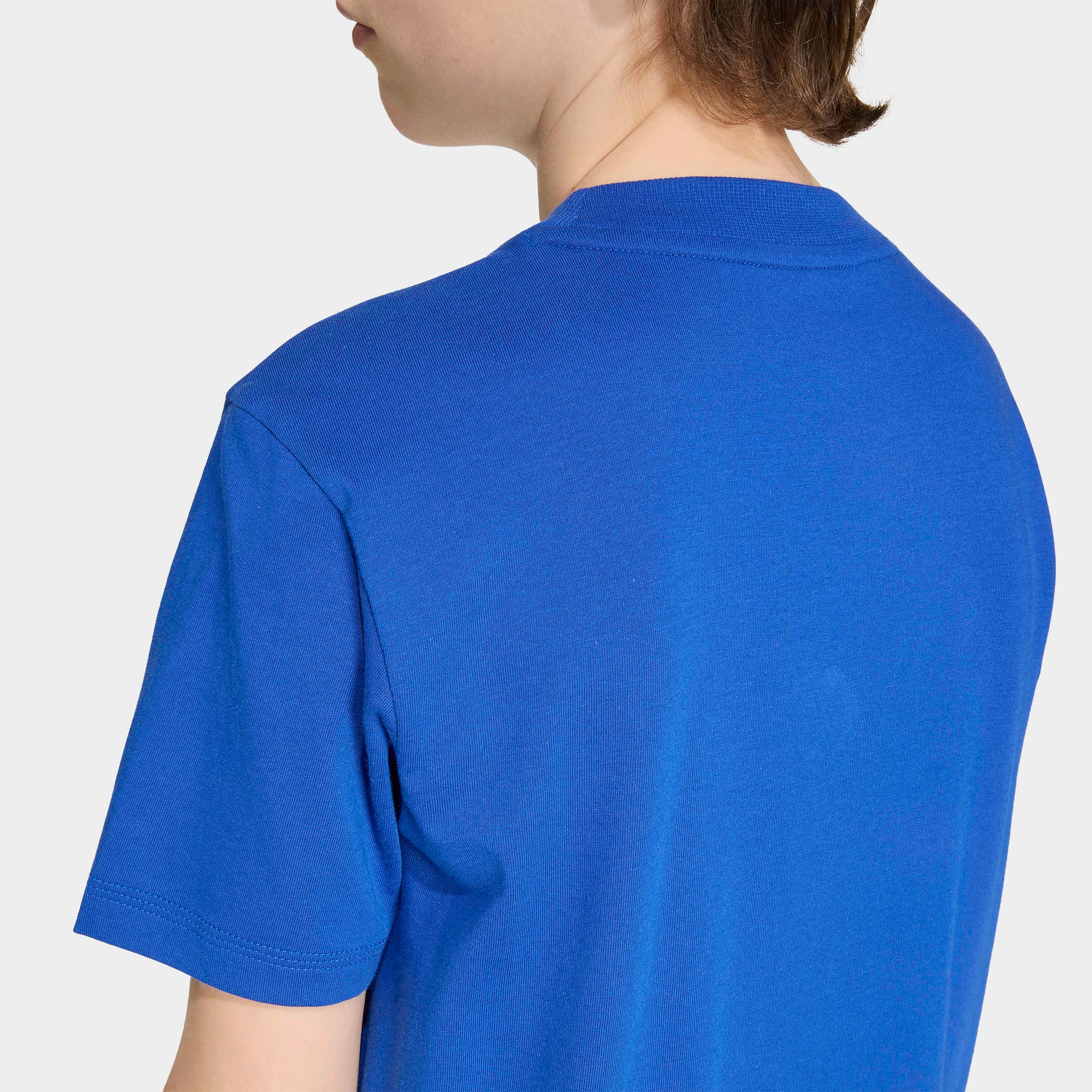 adidas Sportswear T-Shirt »J LIN TEE 160« für Kinder, mit Rundhalsausschnitt, ohne Verschluss, aus Baumwolle