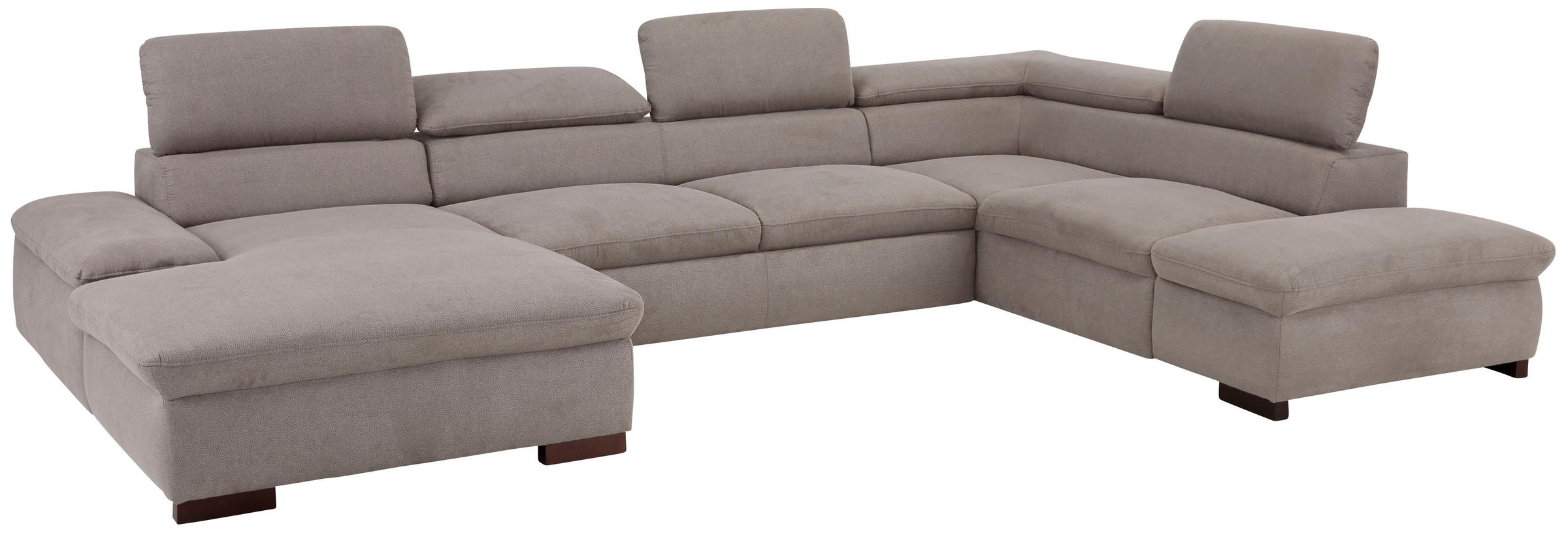 Thumbnail - Home affaire Wohnlandschaft "Alberto U-Form" mit Kopfteilverstellung, wahlweise mit Bettfunktion