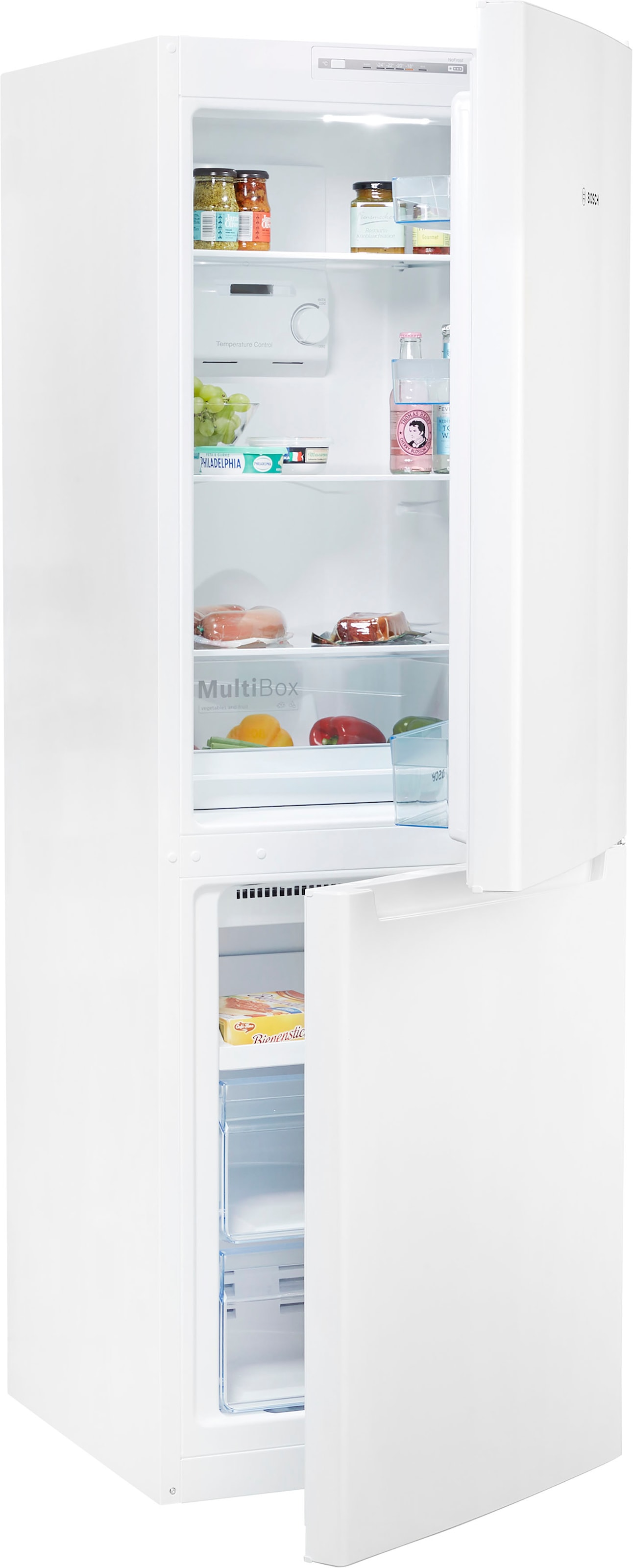 BOSCH Kühl-/Gefrierkombination "KGN33NWEB" 176 cm hoch 60 cm breit günstig online kaufen