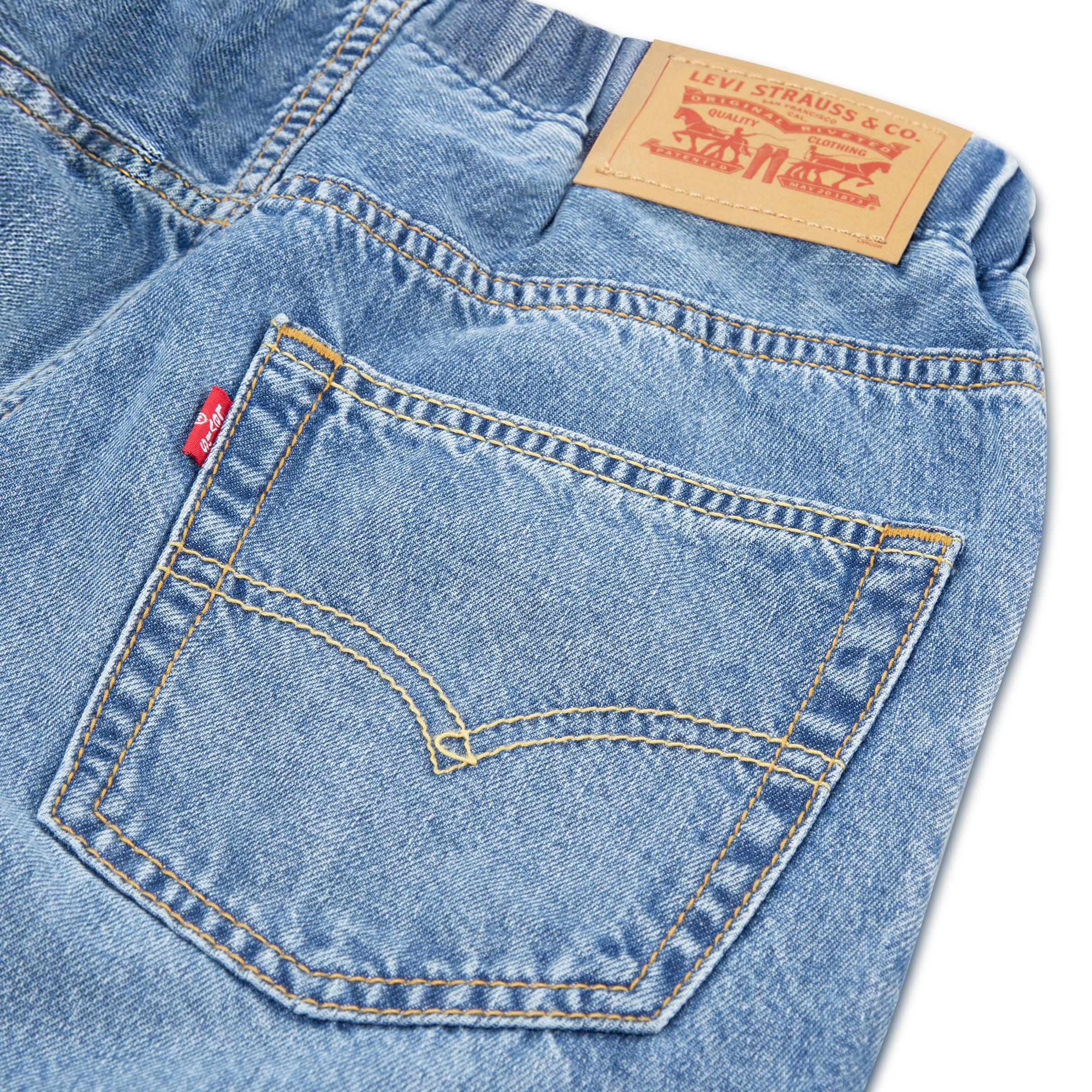 Thumbnail - Levis Kids Loose-fit-Jeans "LVB PULL ON STAY LOOSE TAPER J" im Five-Pocket Style