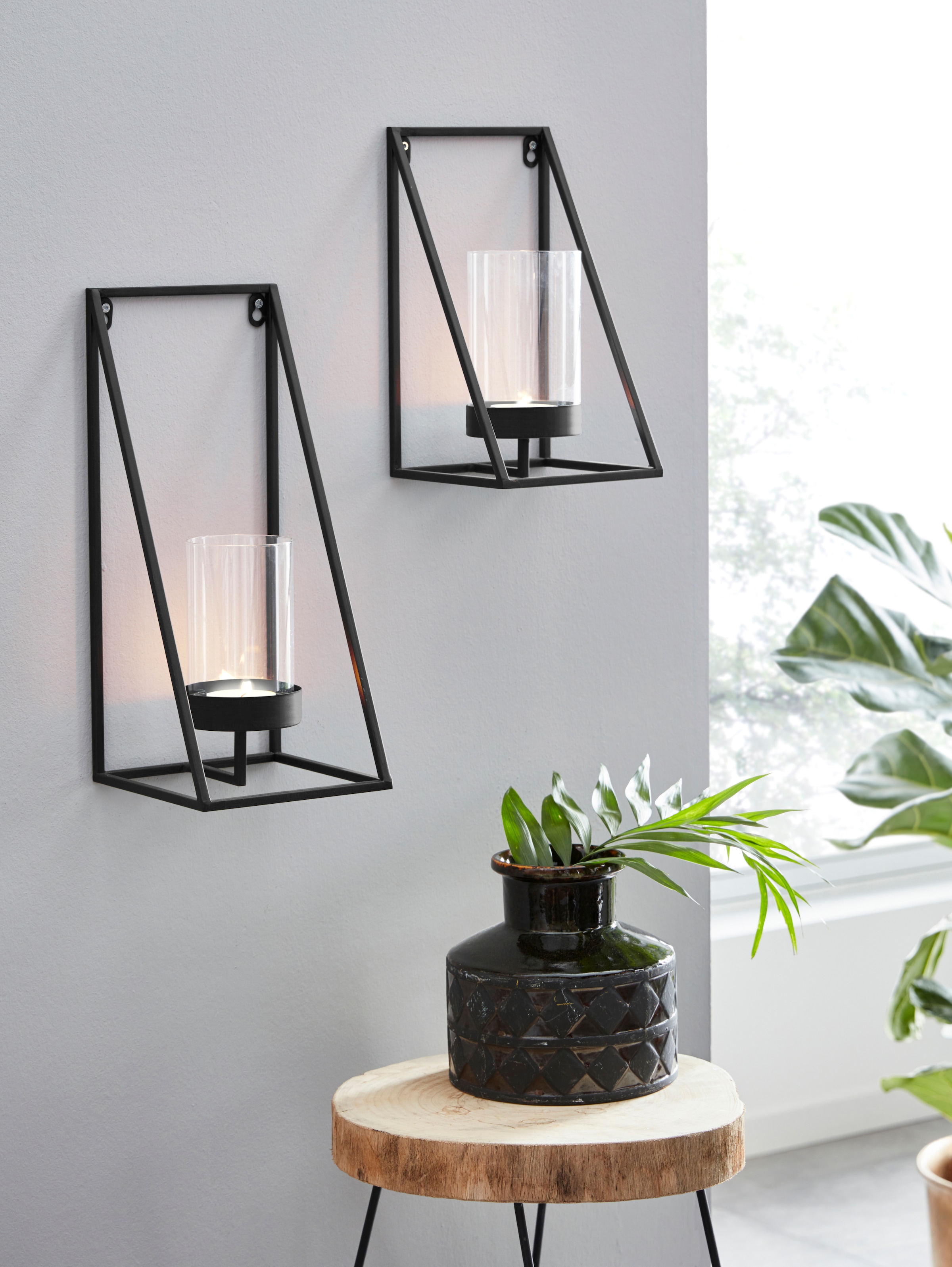andas Wandkerzenhalter "Industrial Candleholder" Industrial, modern, Metall günstig online kaufen
