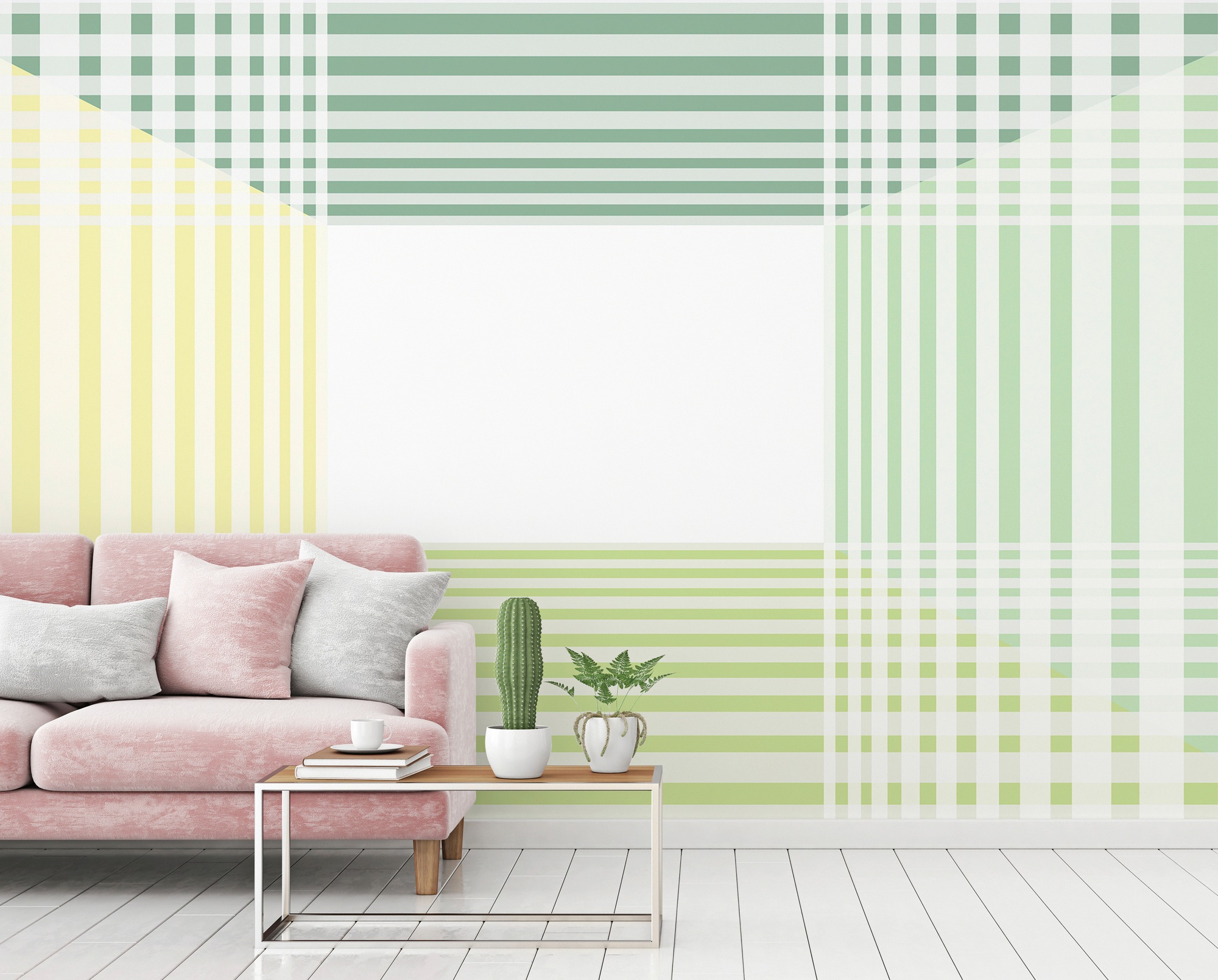 Architects Paper Fototapete »Atelier 47 Room Pattern 2«, 3D-Optik, Vlies, Wand, Schräge, Decke