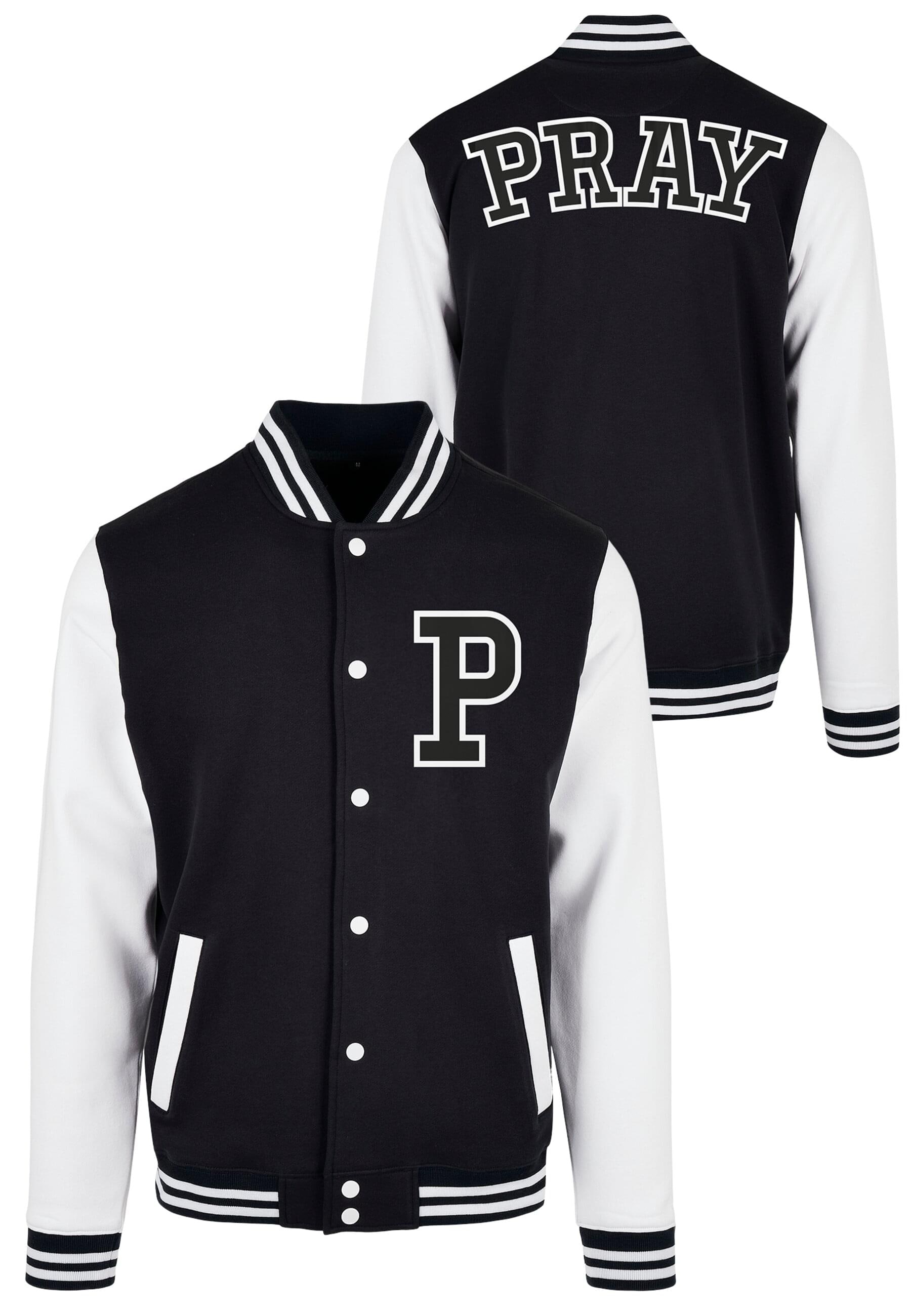 MisterTee Collegejacke »MisterTee Herren Pray College Jacket«, (1 St.)