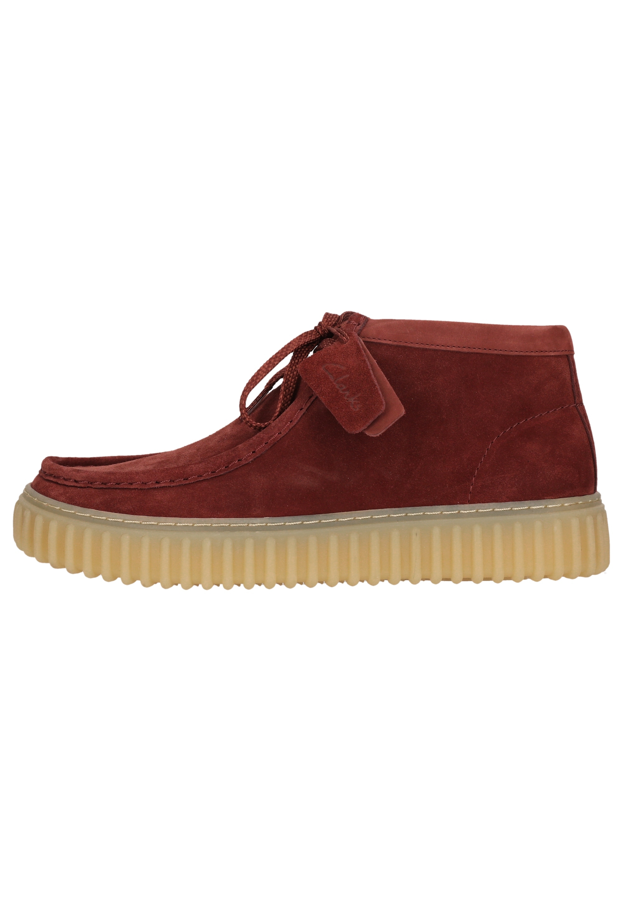 Clarks Schnürschuh »Torhill High«  mit verstecktem Gummizug