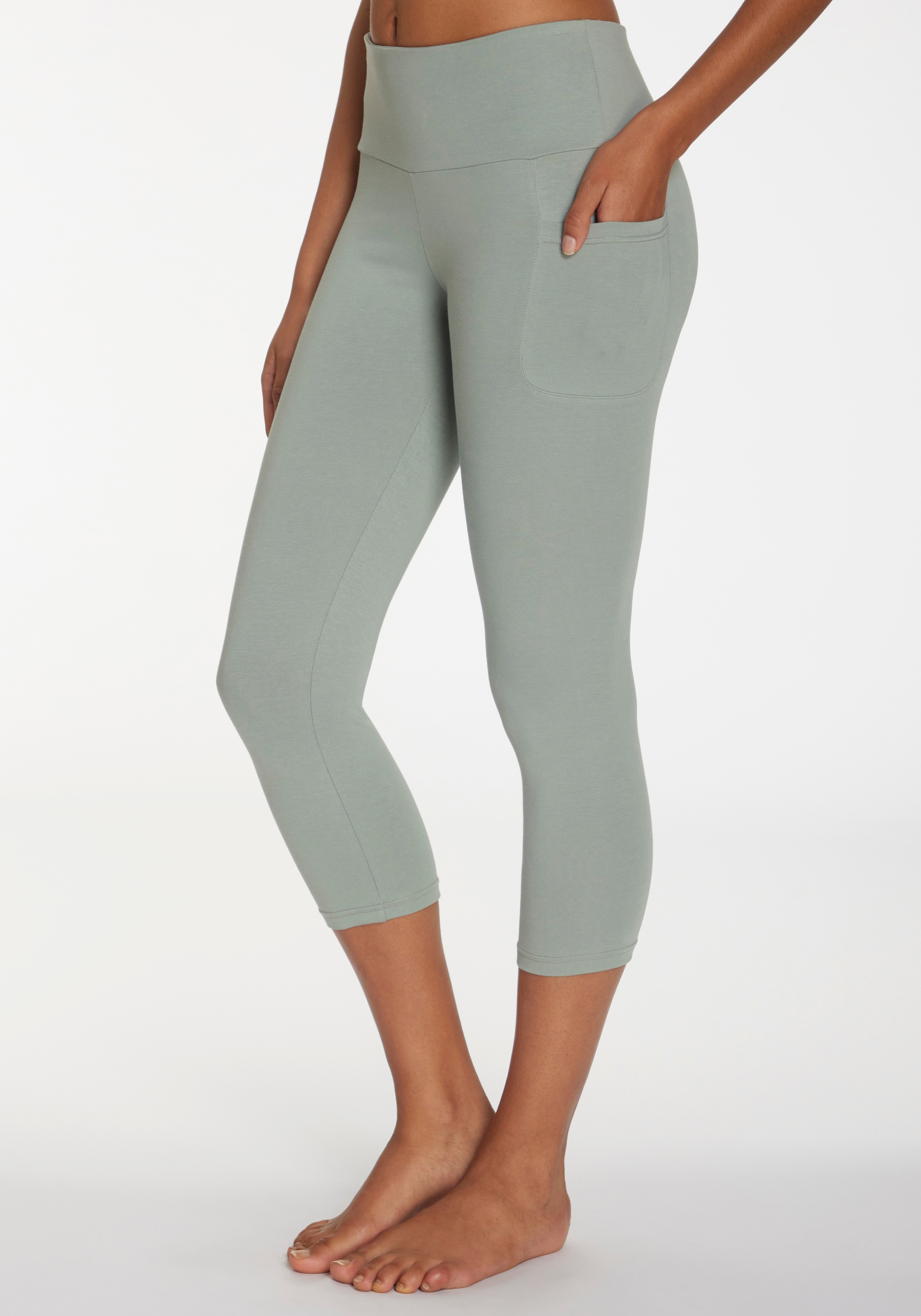 LASCANA ACTIVE 3/4-Leggings, mit Handytasche, Loungewear günstig online kaufen
