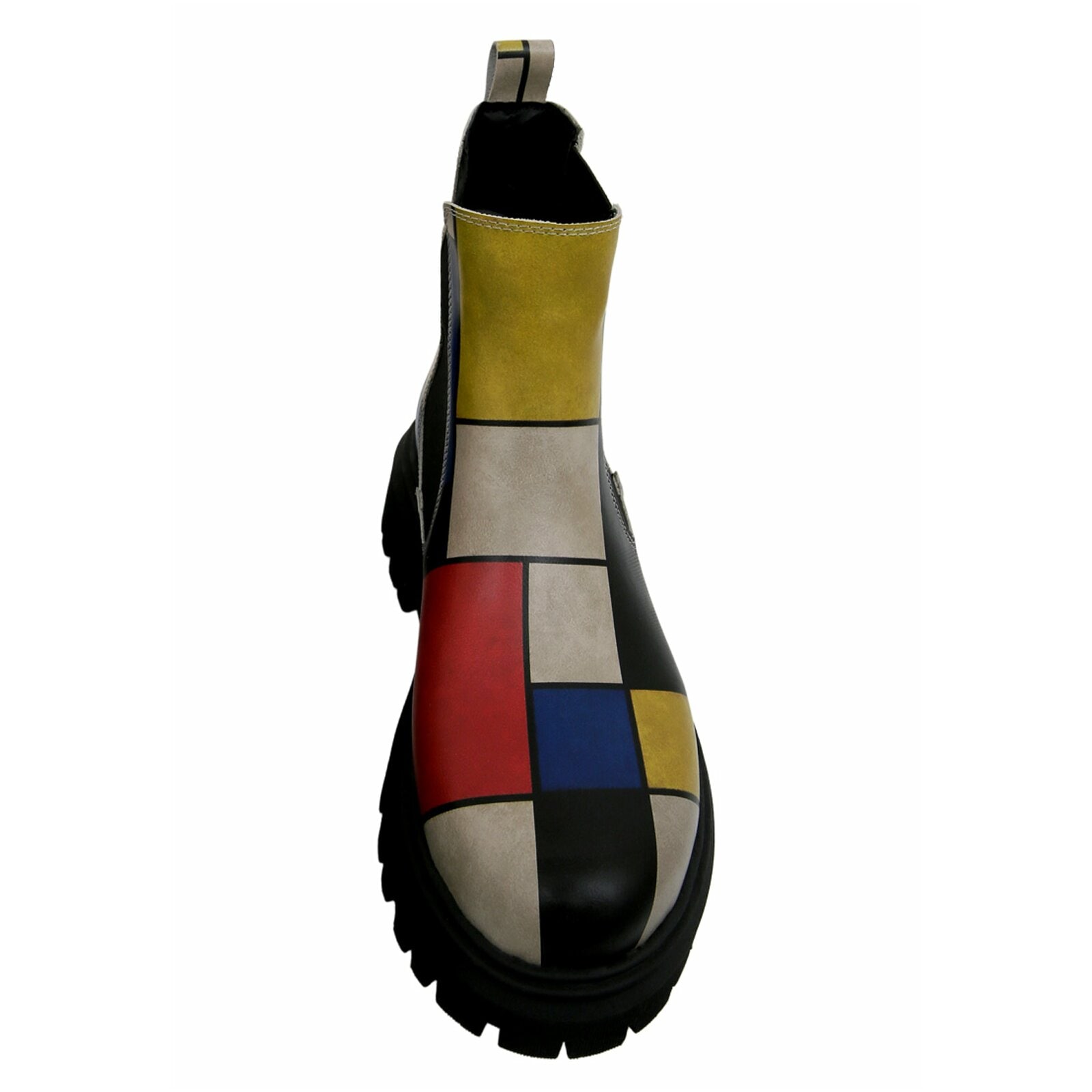 DOGO Chelseaboots »Damen Aura Piet Mondrian - Composition Vegan Damen Boots /«, Vegan