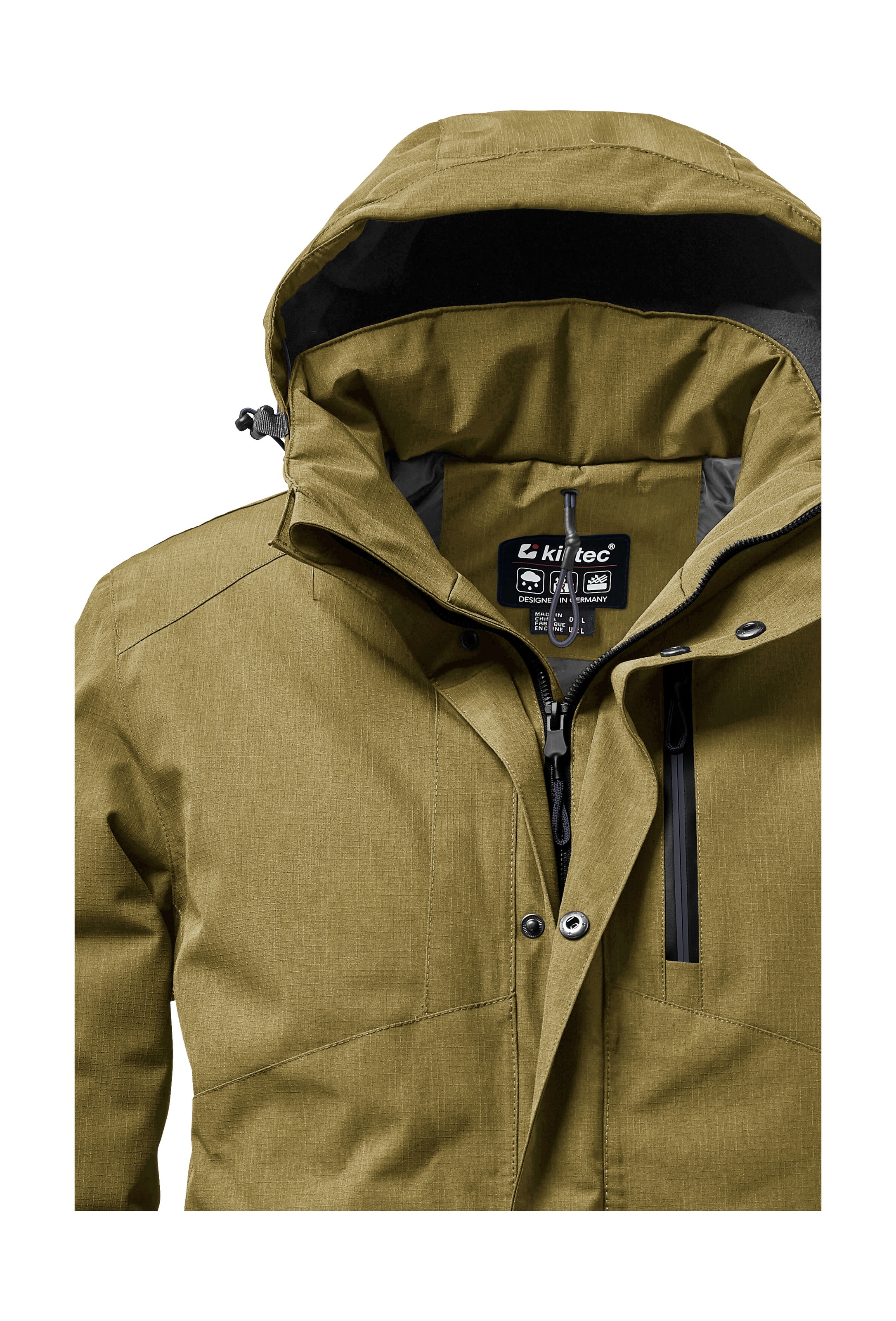 Thumbnail - Killtec Outdoorjacke "KOW 161 MN JCKT" Wasser- und winddichte Funktionsjacke mit abnehmbarer Kapuze