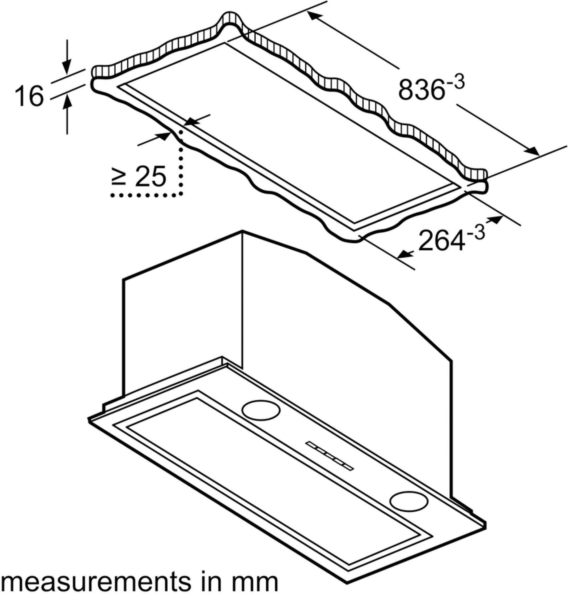 BOSCH Deckenhaube »DHL885C«, Serie 6
