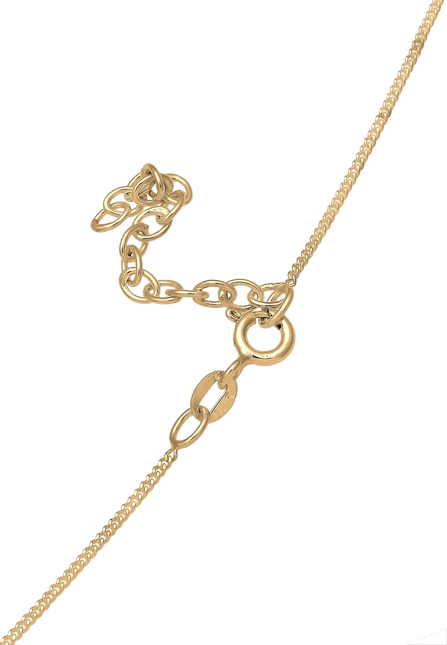 Elli Collier »Choker Platte Gehämmert 925er Silber«
