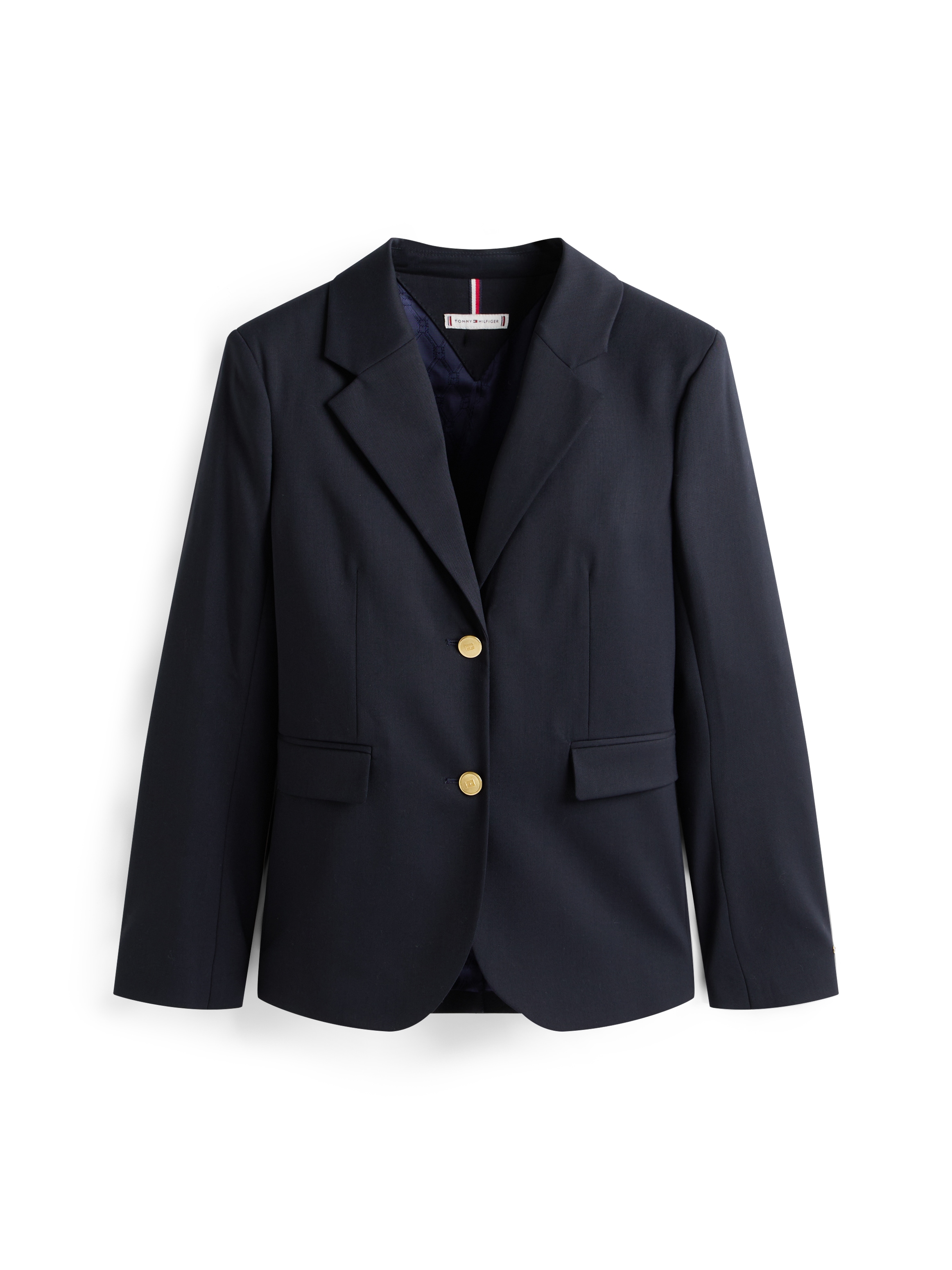 Tommy Hilfiger Longblazer »TIMELESS WOOL REG STRT SB BLAZER«, mit Wolle