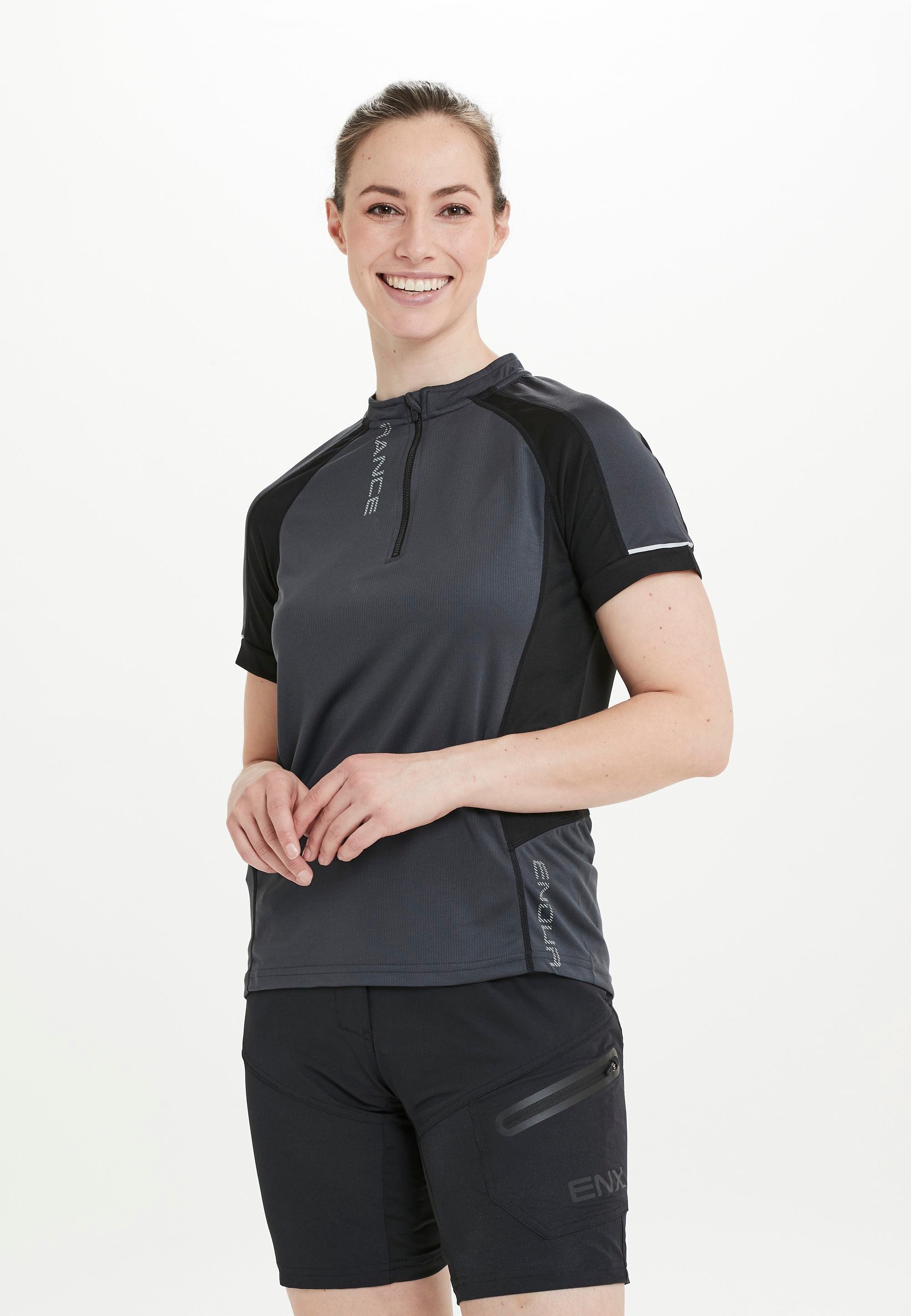 ENDURANCE Radtrikot "JAVA W Bike S/S Tee", mit reflektierenden Details günstig online kaufen