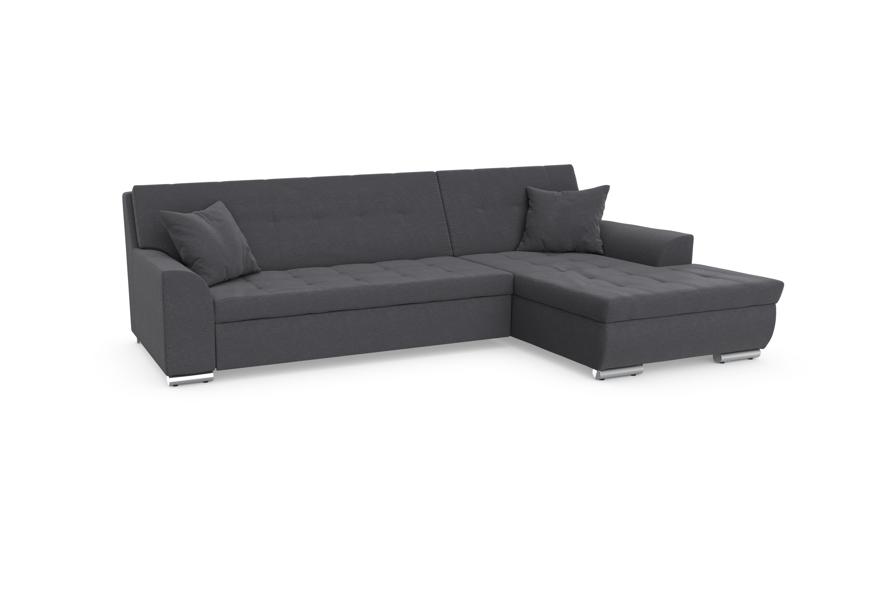 Thumbnail - DOMO collection Ecksofa "Treviso viele Bezüge, auch in Cord, L-Form, B/T/H: 267/80/83 cm" wahlw. mit Bettfunktion, inkl....