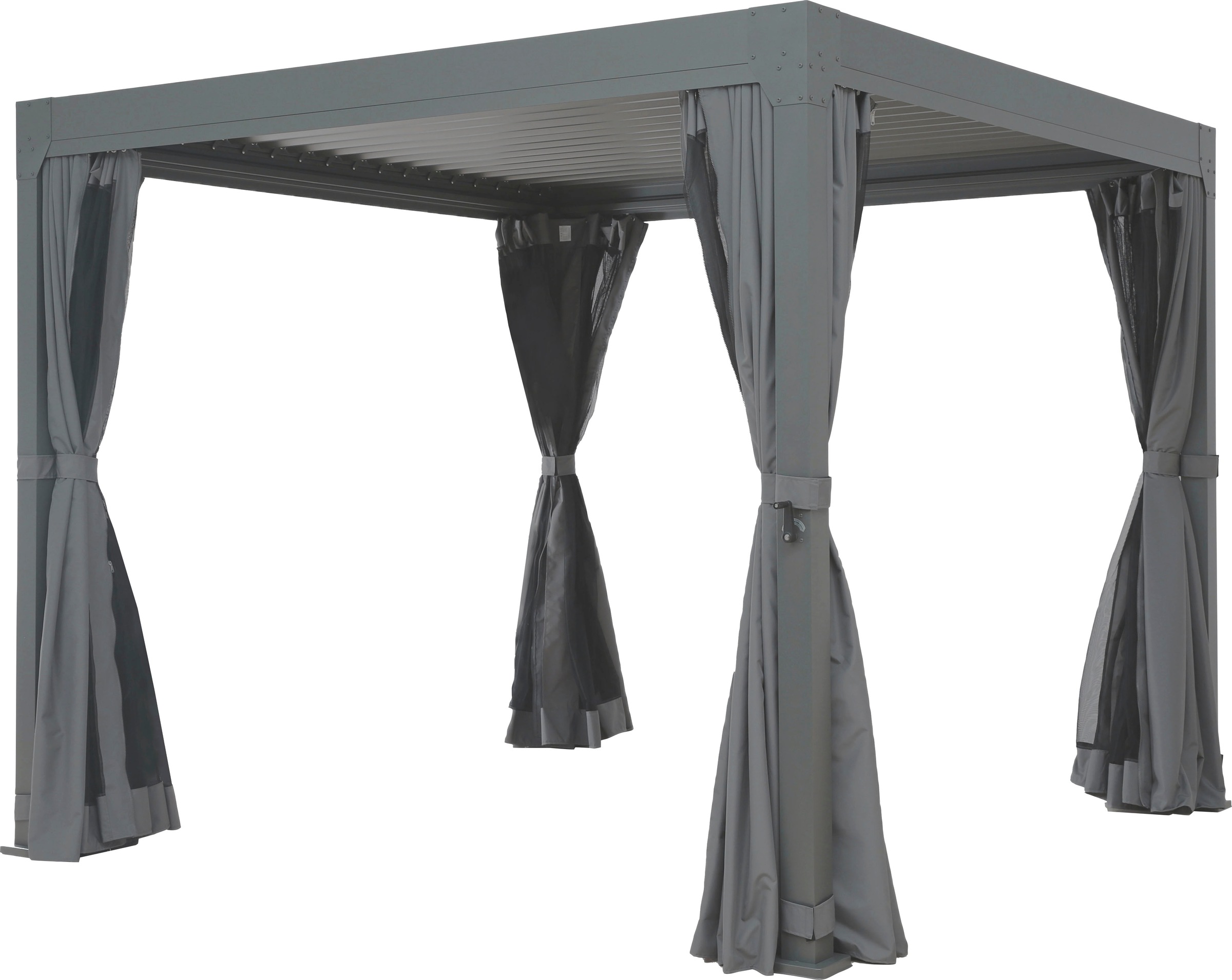 KONIFERA Pavillon "Palma", (Set), Pergola, mit Lamellendach, BxT: 300x300 c günstig online kaufen