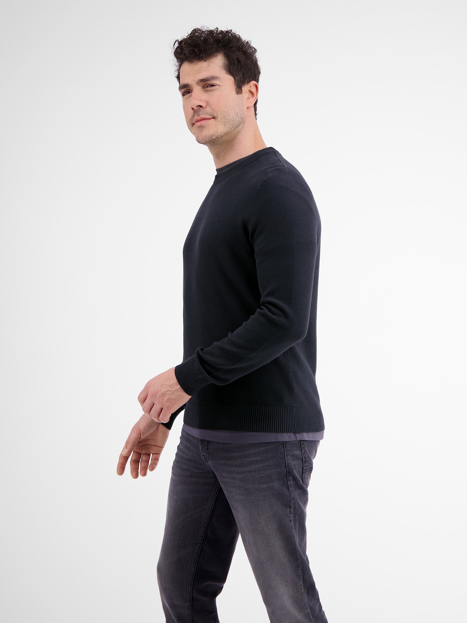 LERROS Strickpullover »LERROS Crewneck Strickpullover«