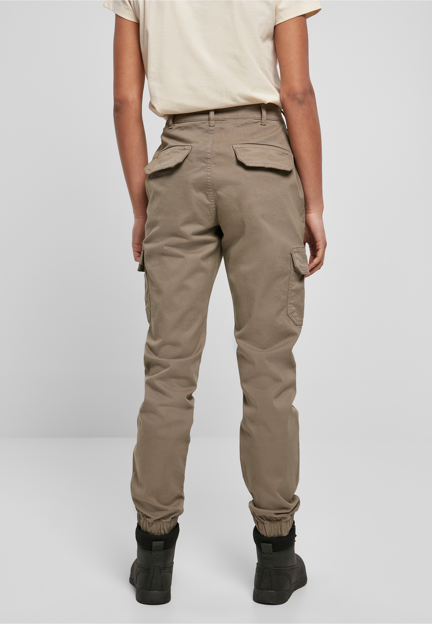 URBAN CLASSICS Cargohose »Urban Classics Damen Ladies High Waist Cargo Pants«