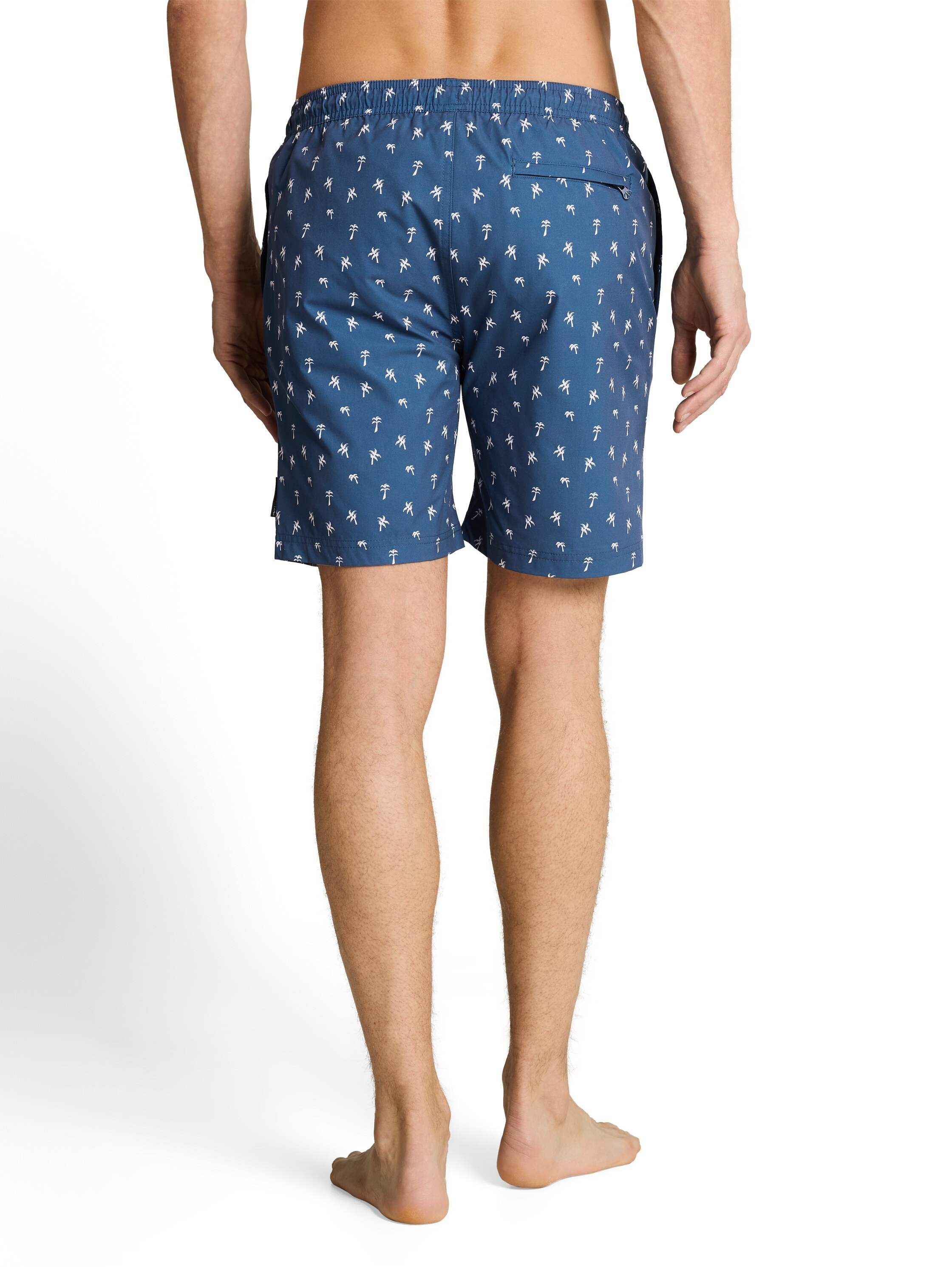 TOM TAILOR Denim Badeshorts Schwimmshorts mit Allover-Print