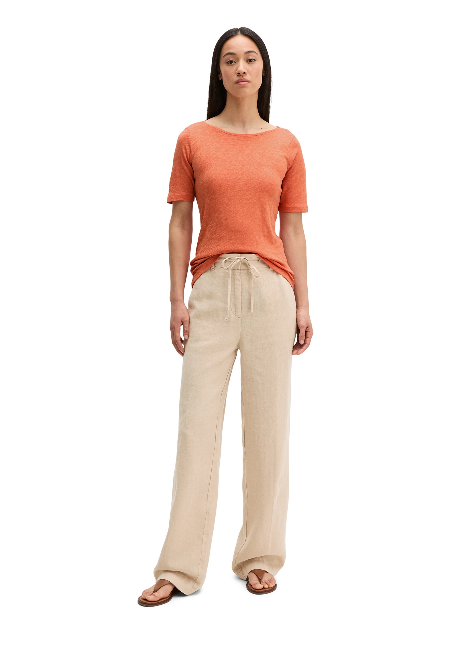 Marc O'Polo T-Shirt »mit U-Boot-Ausschnitt«