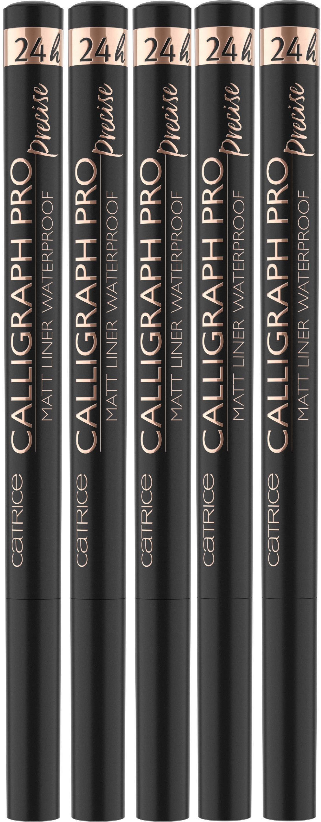 Catrice Eyeliner »Calligraph Pro Precise 24h Matt Liner Waterproof«, (Set, 5  tlg.) online kaufen | BAUR