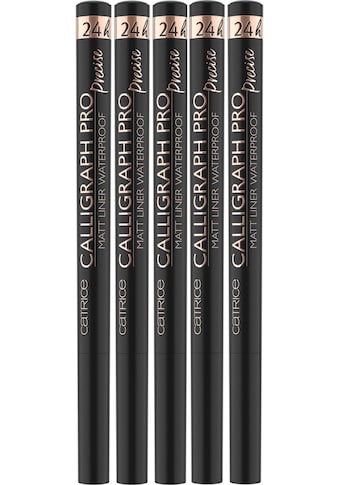 Catrice Eyeliner »Calligraph Pro Precise 24h Matt Liner Waterproof«, (Set, 5 tlg.) kaufen