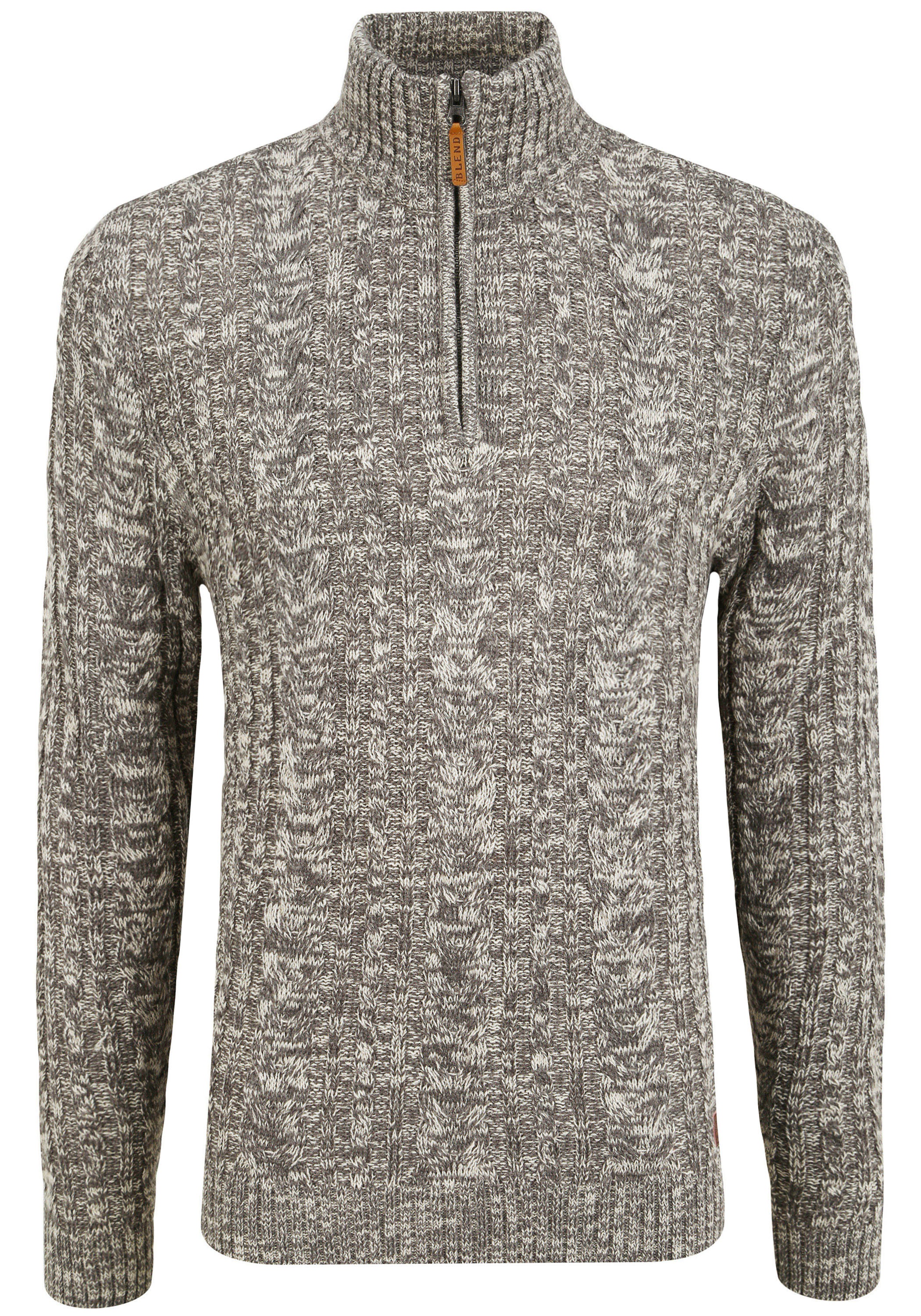 Blend Troyer "BHZotem" Grobstrick-Troyer mit Stehkragen günstig online kaufen