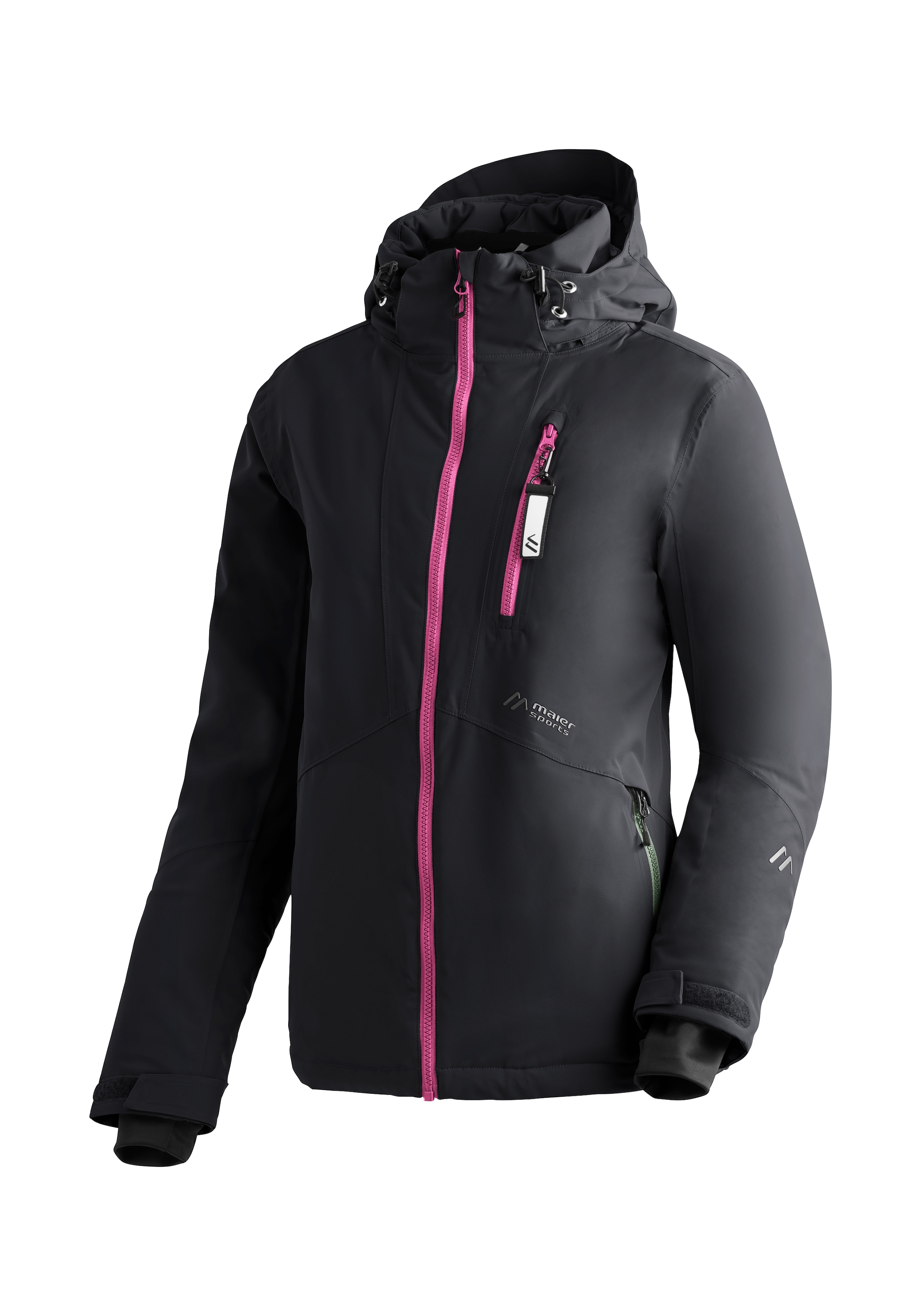 Maier Sports Skijacke "Straja", Damen Winterjacke, wind/wasserdicht, 3 RV-Taschen und Kapuze