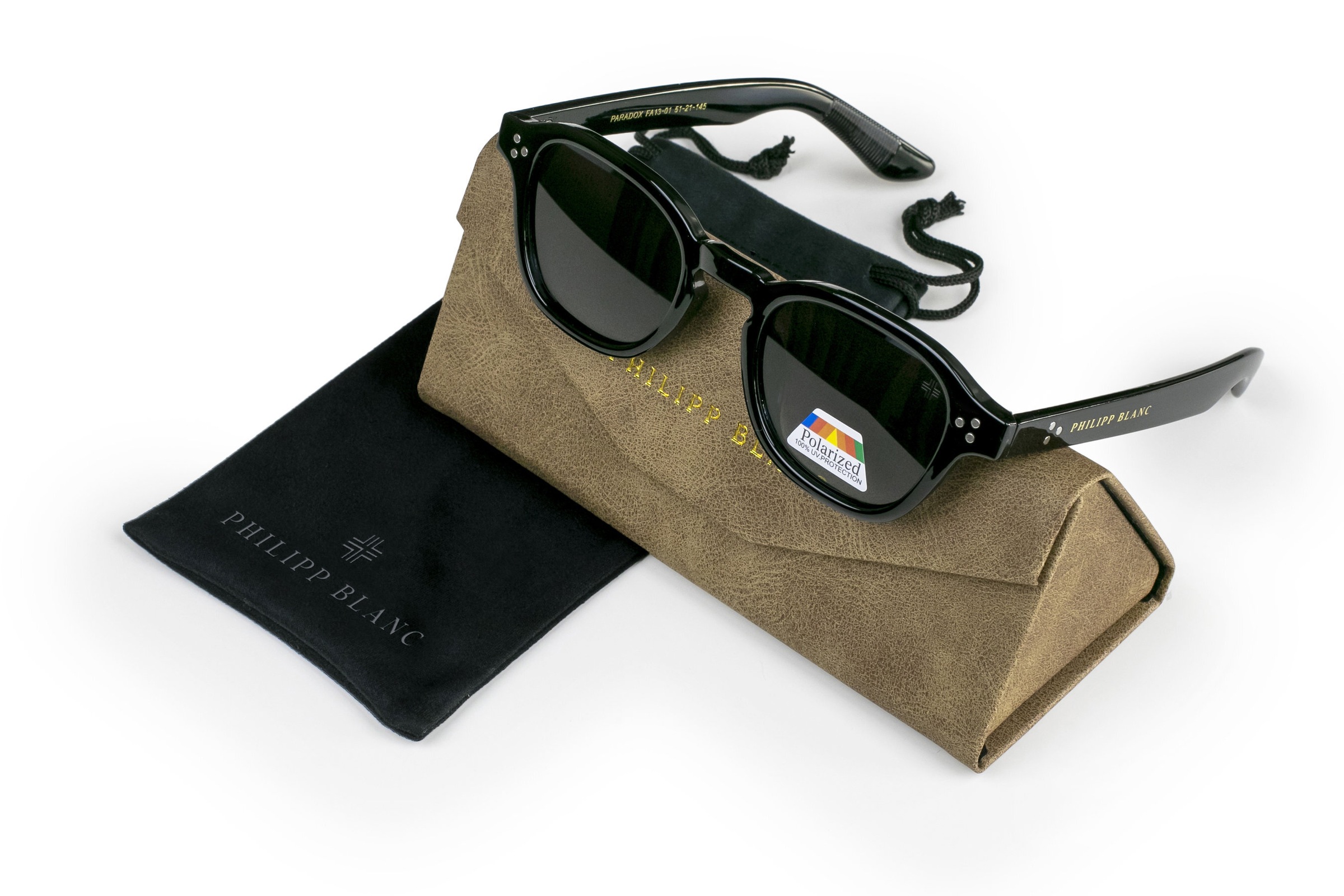 PHILIPP BLANC Sonnenbrille »PA13-01« Glass 0.74MM Polarized Lens UV400，CAT3.0