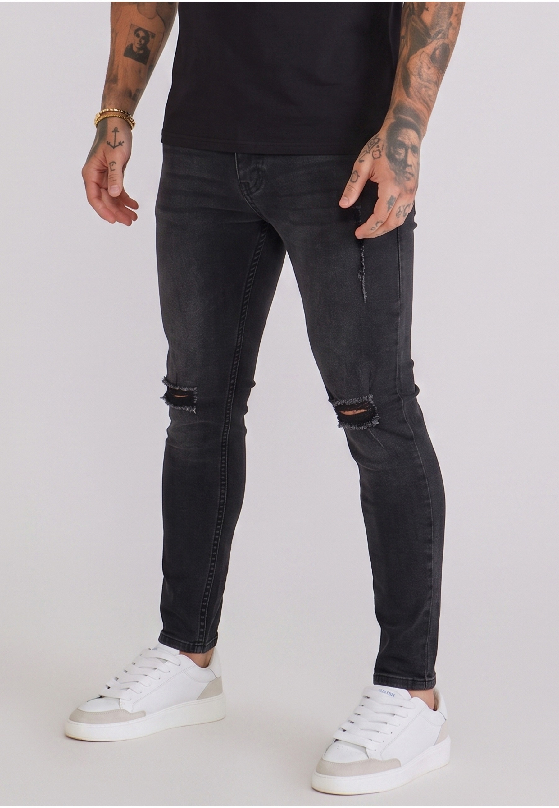 Siksilk Skinny-fit-Jeans »SikSilk Distressed Skinny«
