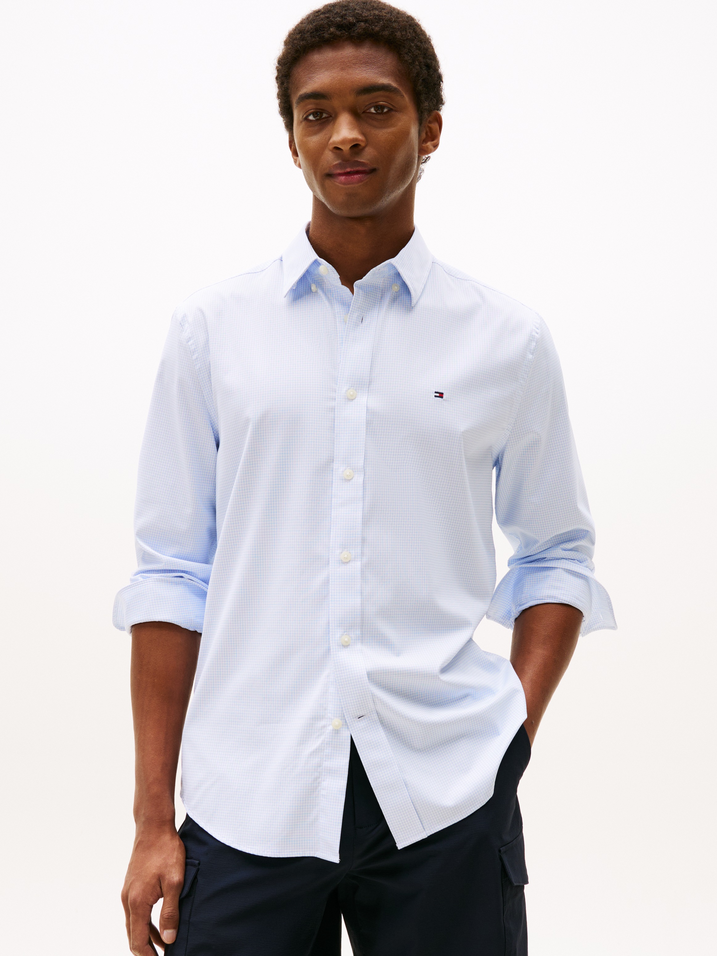 Tommy Hilfiger Langarmhemd "PERFORMANCE CHECK RF SHIRT" günstig online kaufen