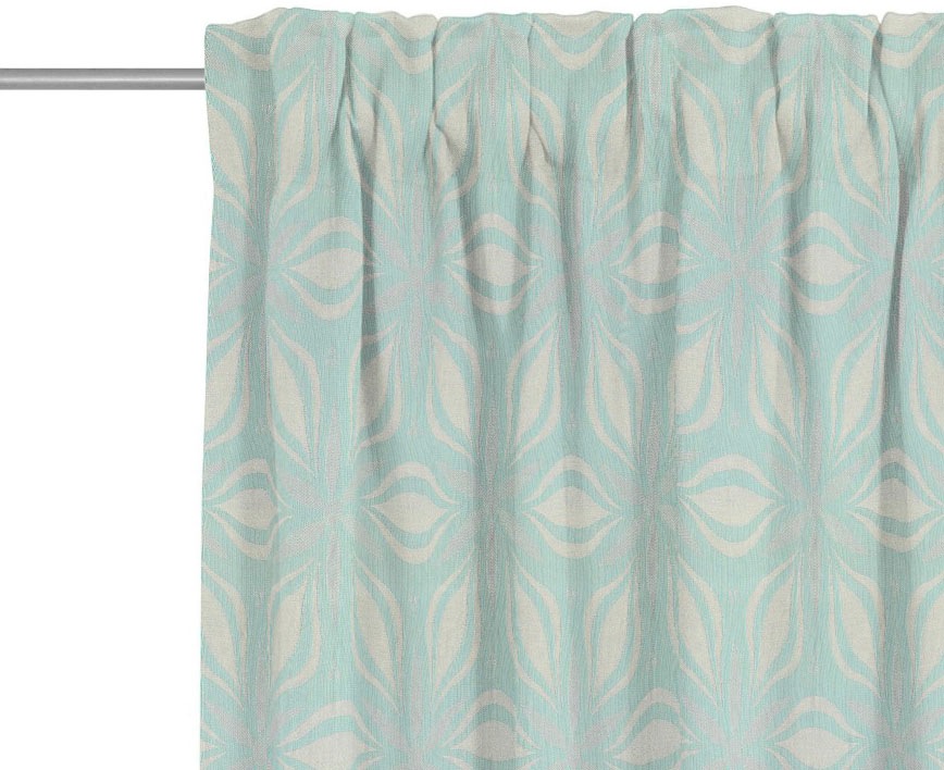 Adam Vorhang "Vorhang Retro Floret aus 100 % Bio-Baumwolle, Multifunktionsb günstig online kaufen