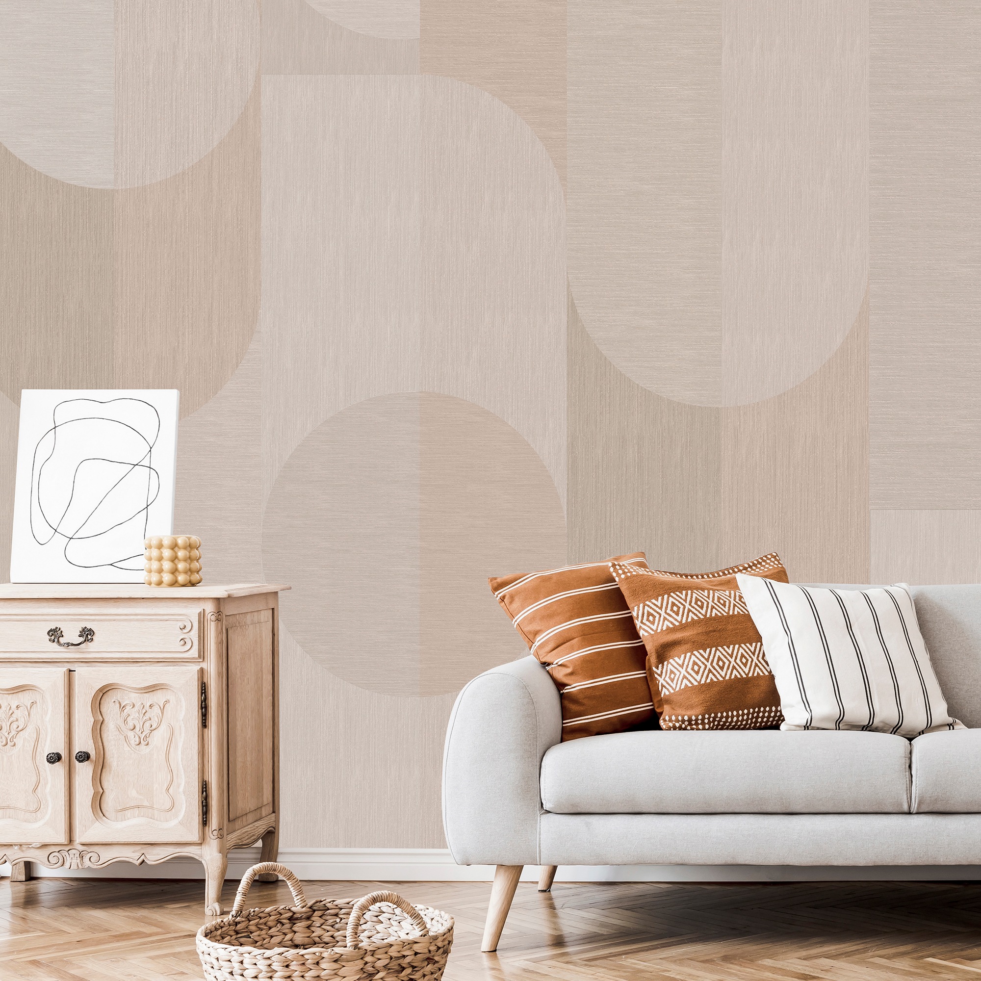 LAURA ASHLEY Fototapete "Finley" 3D-Optik texturiert 300x280cm