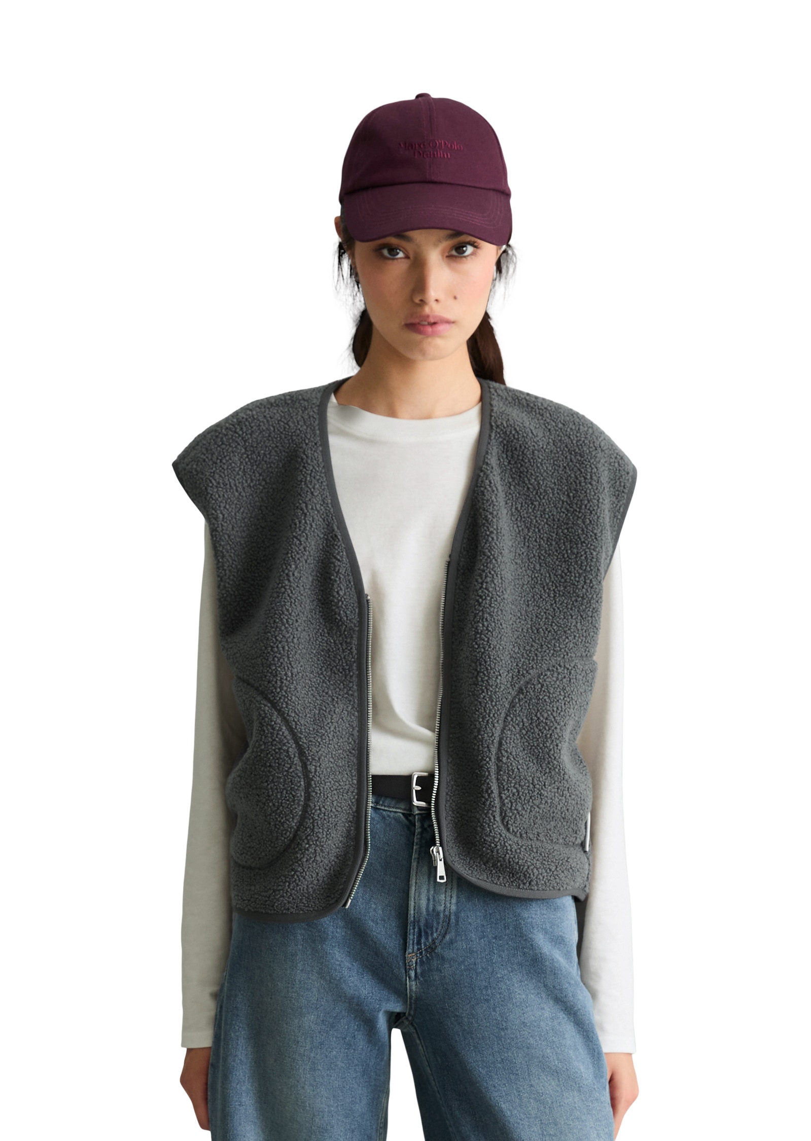 Marc OPolo DENIM Sweatweste "aus recyceltem Polyester"
