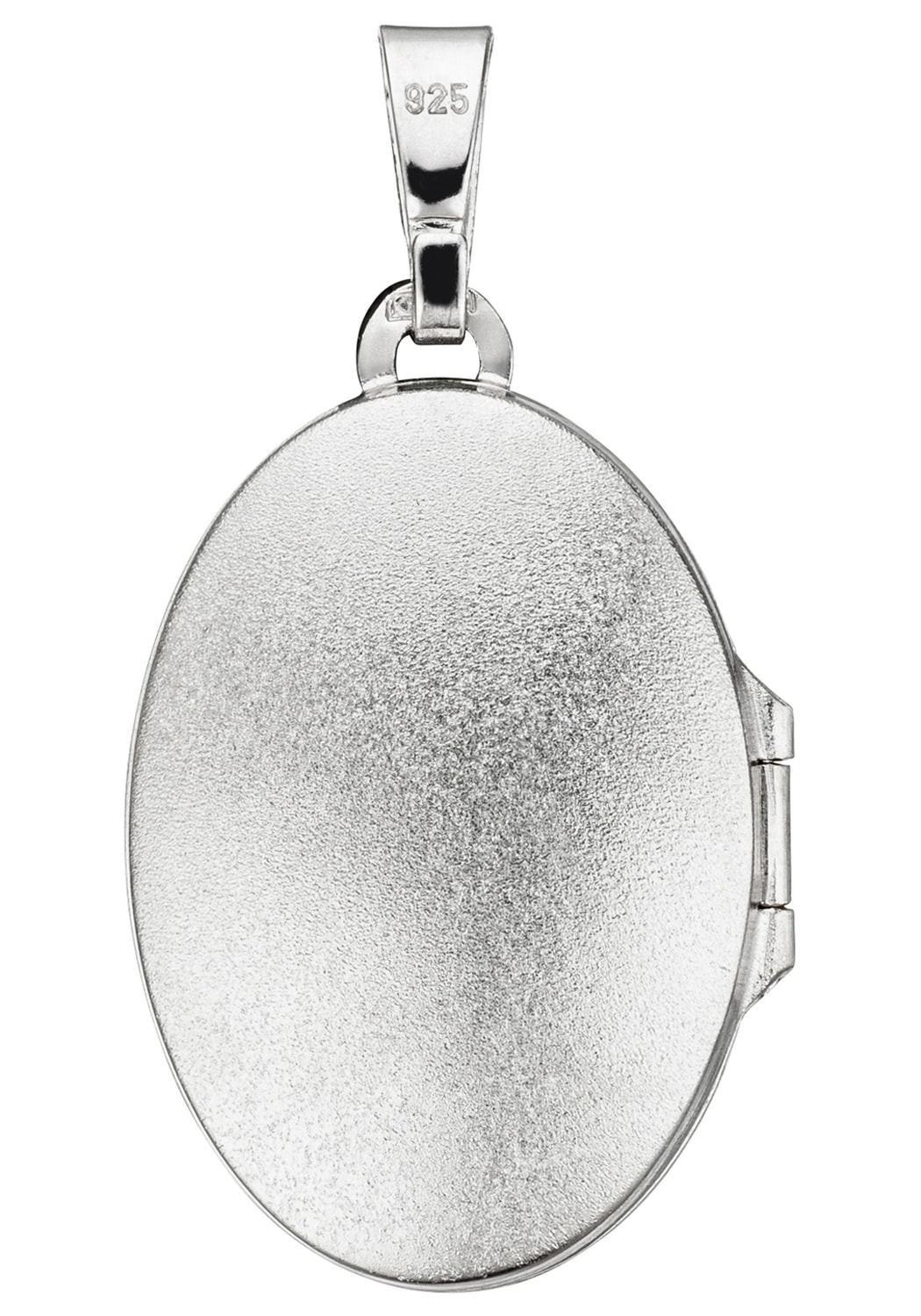 JOBO Medallionanhänger »Anhänger Medaillon oval 26 mm« ()  925 Silber für 2 Fotos