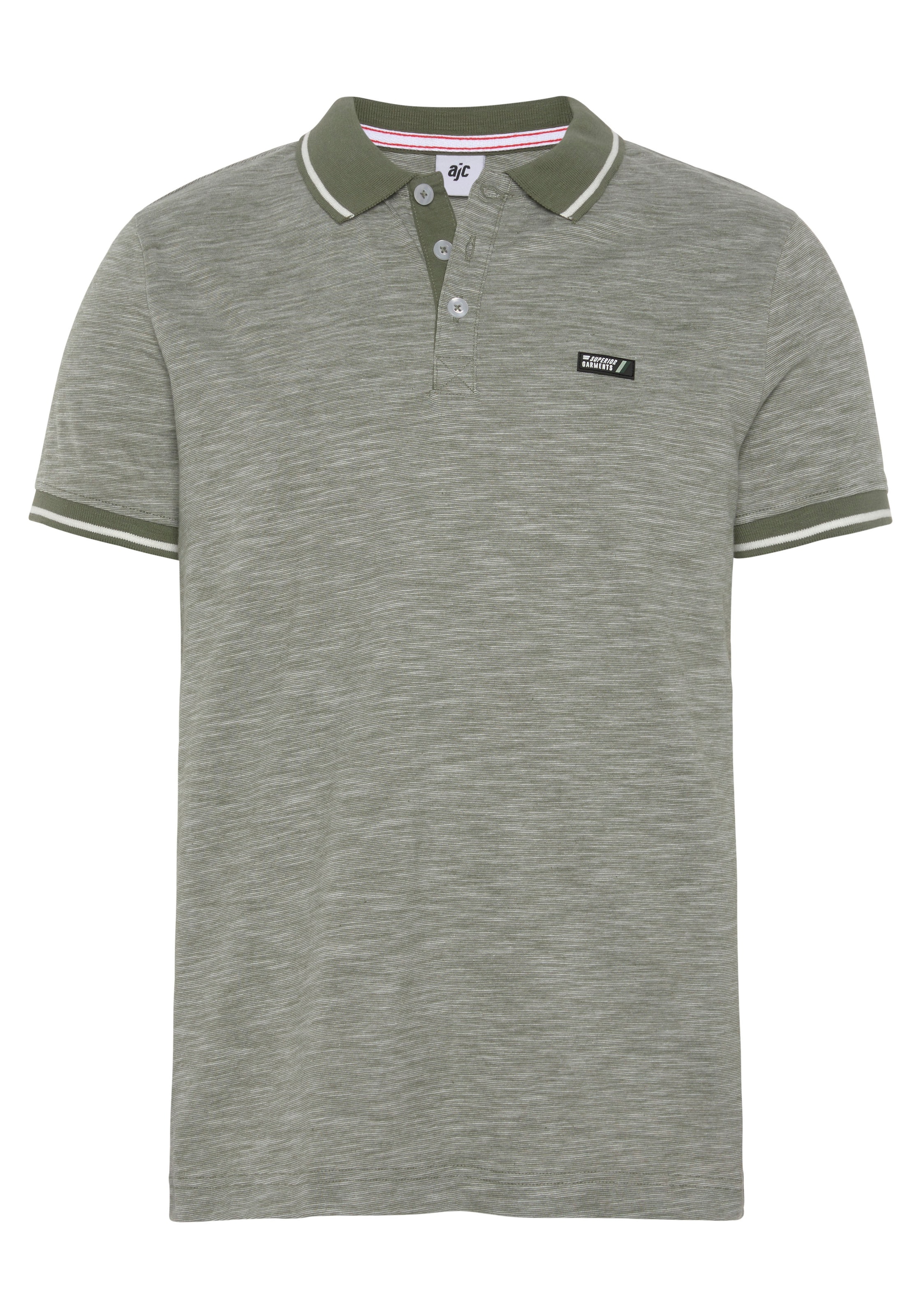 bestellen | Ärmeln Poloshirt, ▷ mit und BAUR kontrastfarbenen an Kragen AJC Details