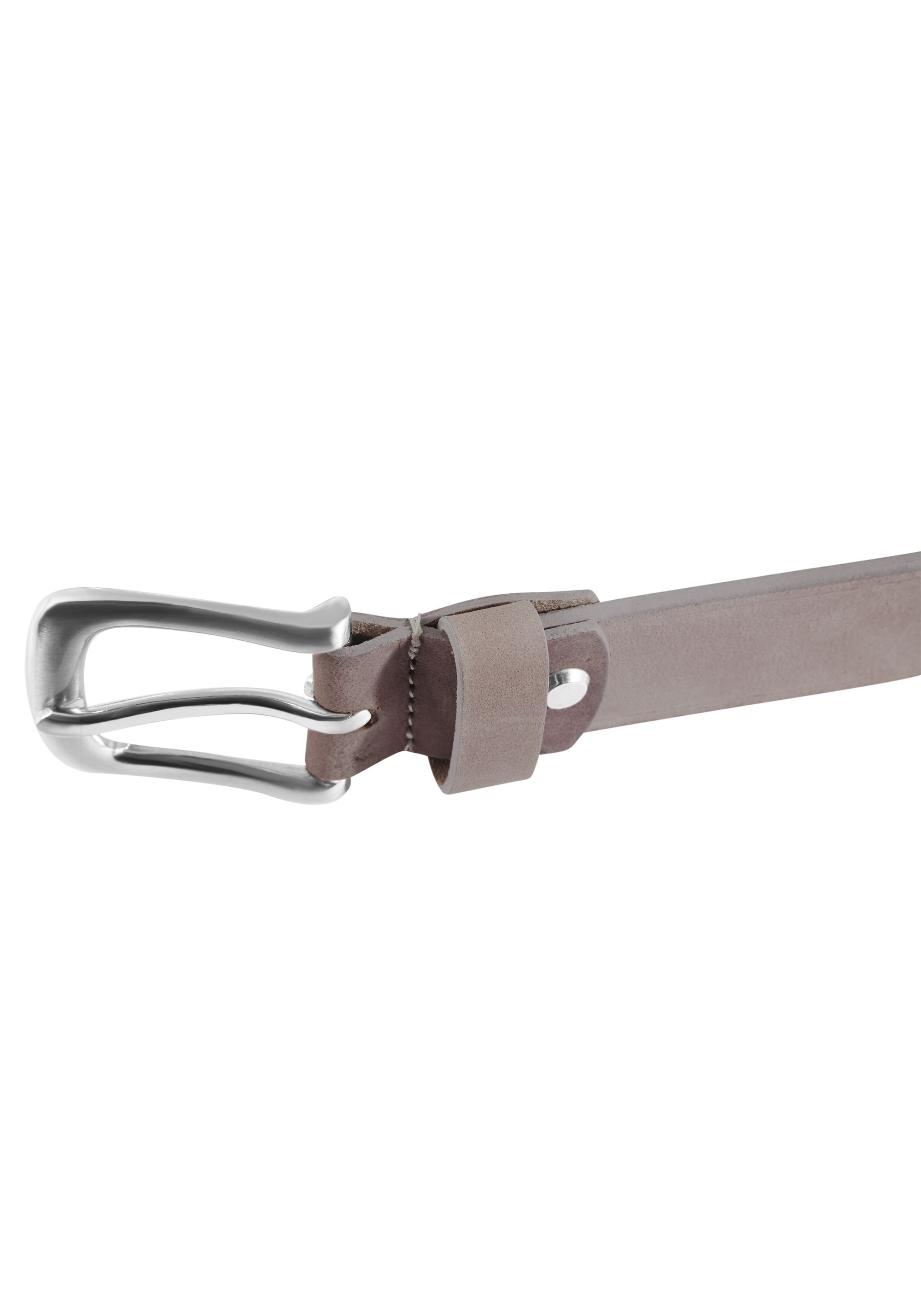 Leonardo Verrelli Ledergürtel »75 cm - 125 cm (Bundweite) in Taupe aus 100% Echtleder, kürzbar,«