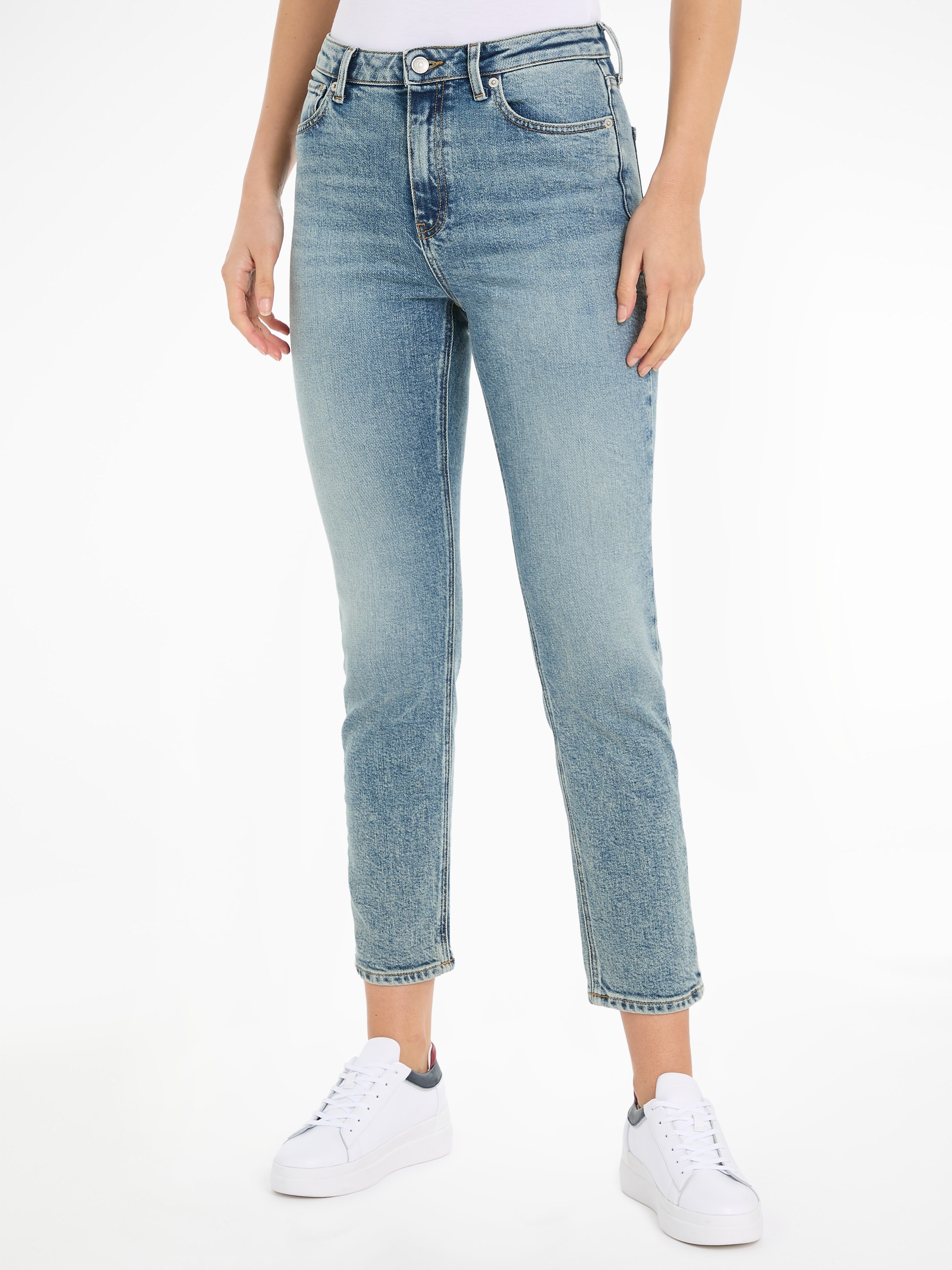 | Logotpatch Slim-fit-Jeans, kaufen Tommy BAUR mit Hilfiger