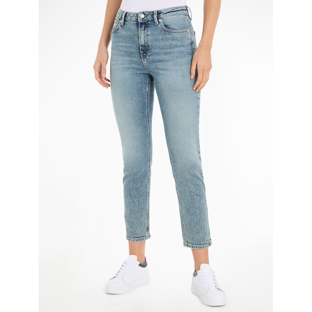 Tommy Hilfiger Slim-fit-Jeans, mit Logotpatch kaufen | BAUR
