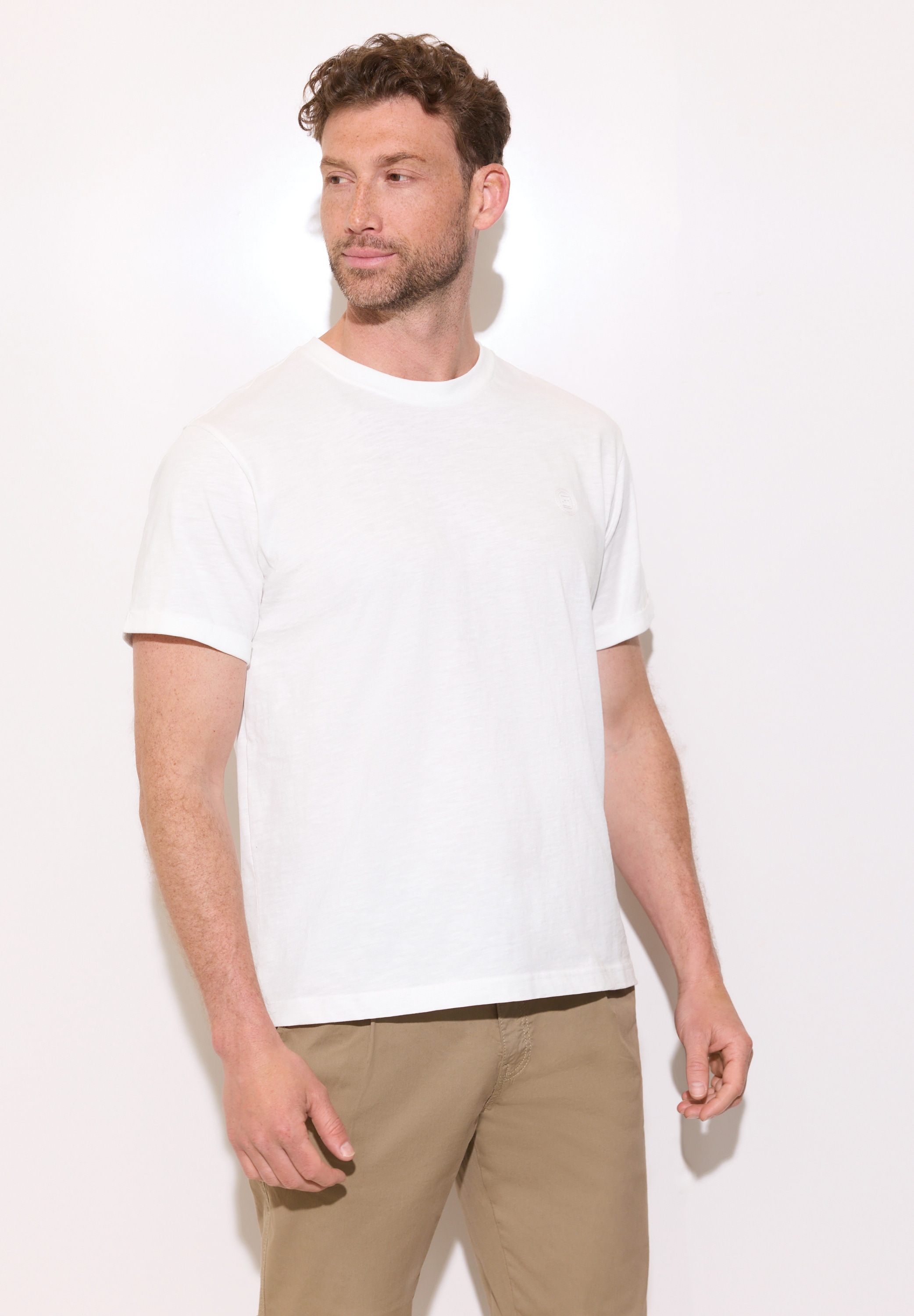 STREET ONE MEN T-Shirt aus reiner Baumwolle