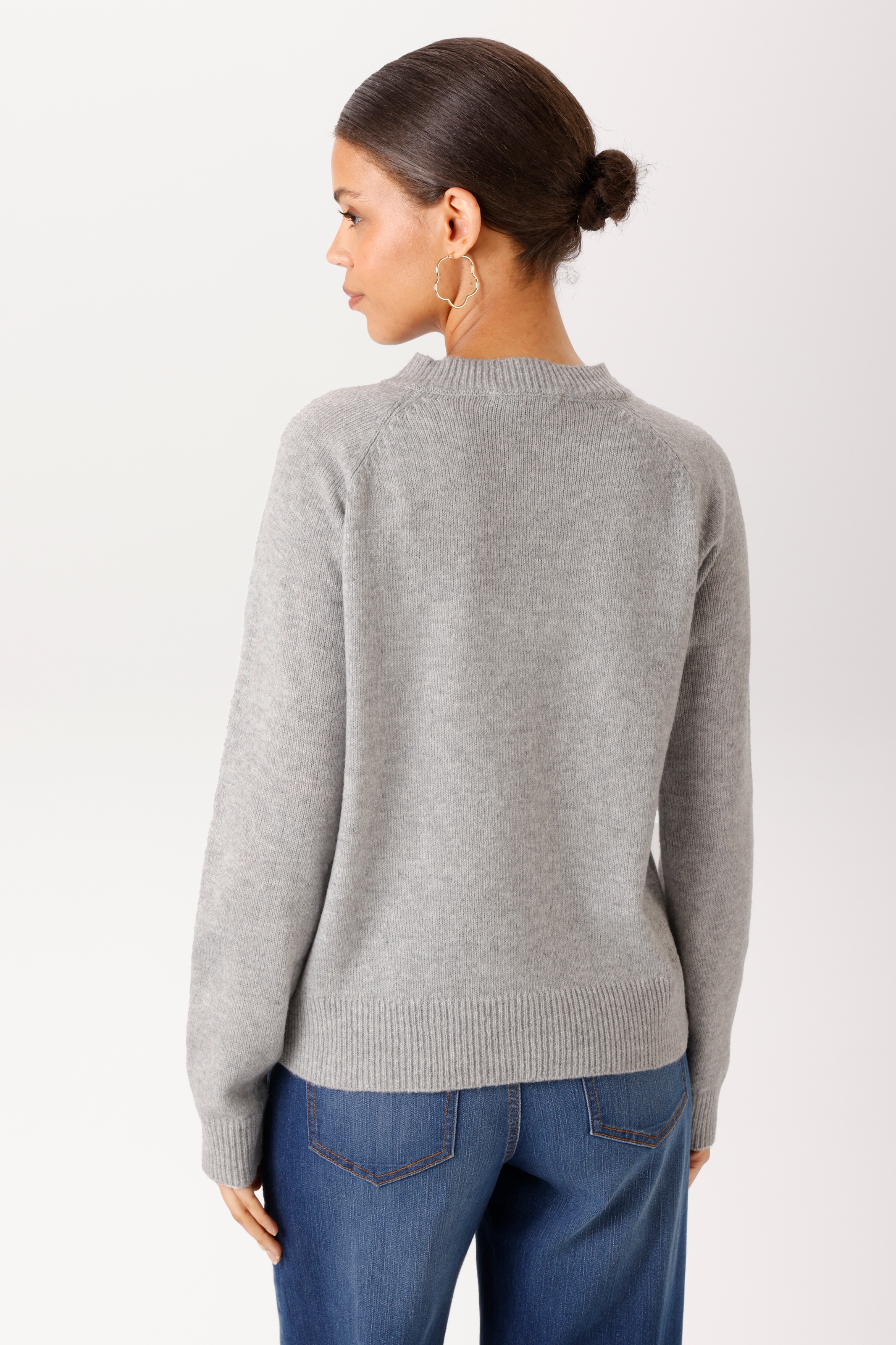 Aniston CASUAL Strickpullover mit dekorativen, geprägten Zierknöpfen - NEUE KOLLEKTION