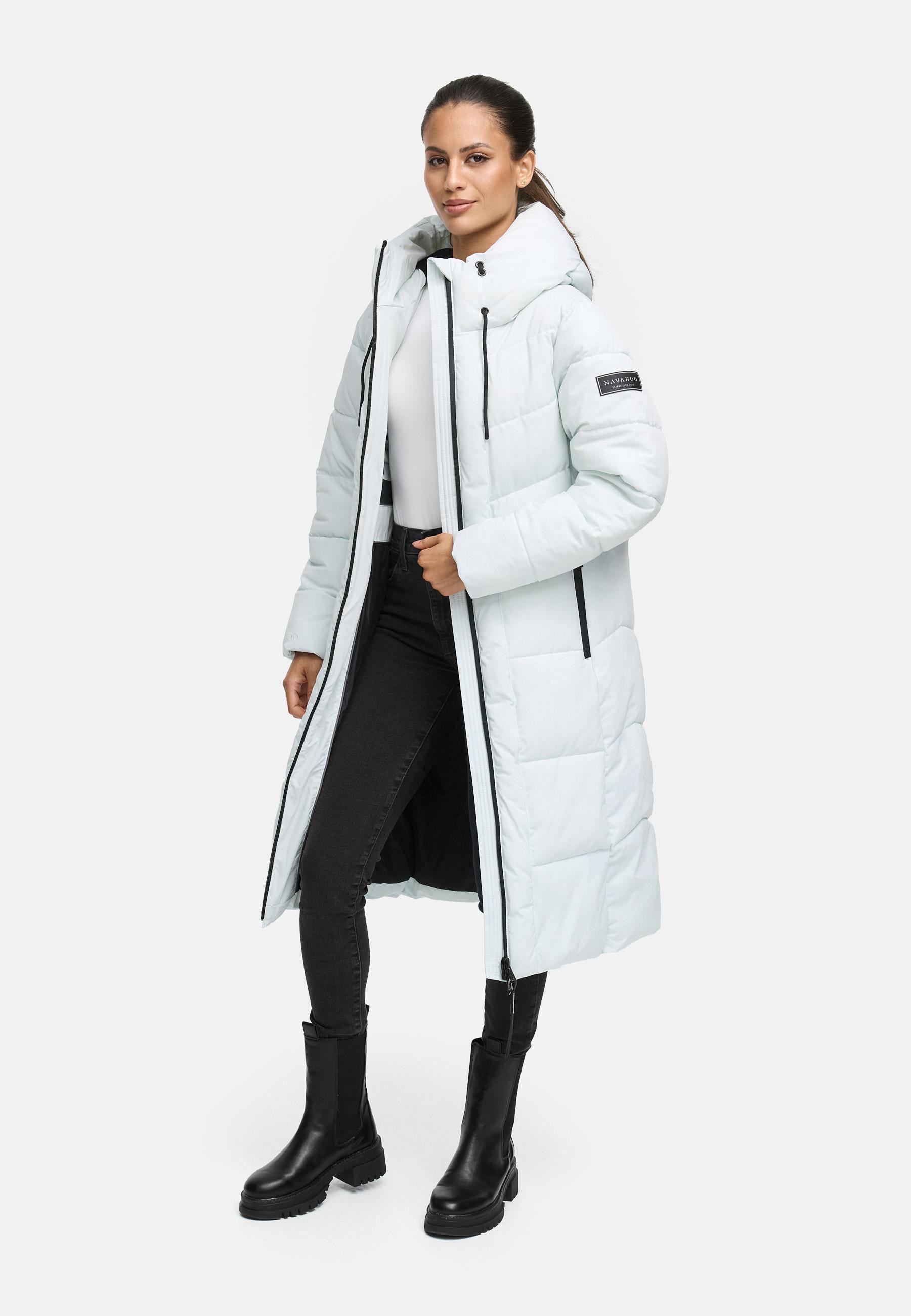 Navahoo Steppmantel »Schokokuss XIV«, Warmer Damen gesteppter Wintermantel mit Kapuze
