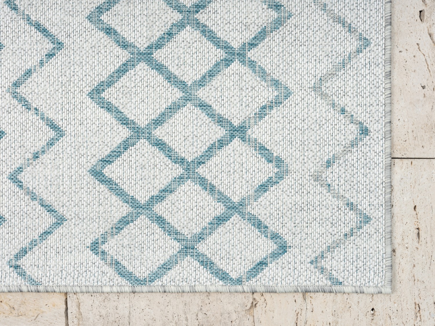 Myflair Möbel & Accessoires Teppich »Nebula Lagerräumung«, rechteckig, 6 mm Höhe, modernes Design, Rauten, Outdoor geeignet, Balkon, Terrasse